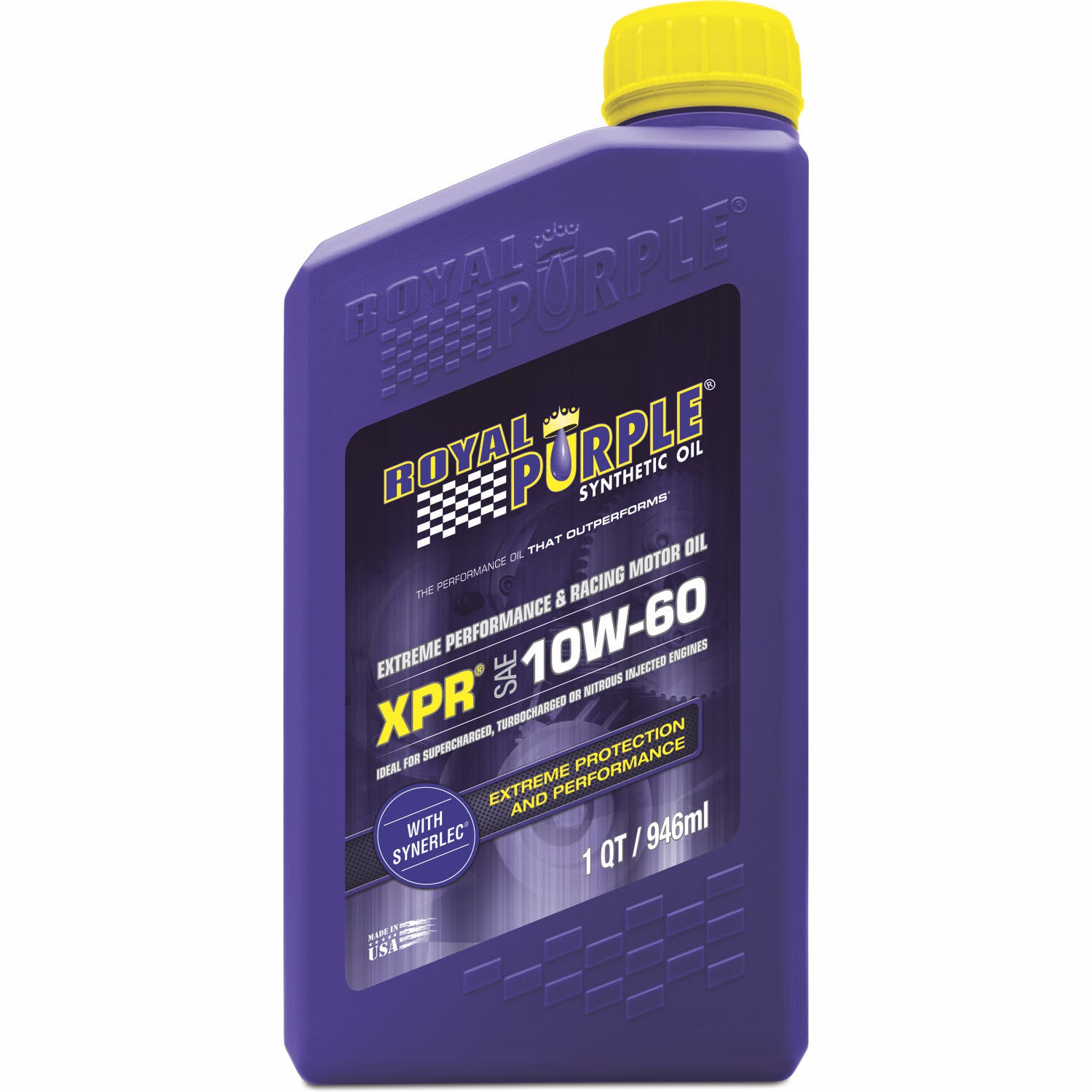 Royal Purple 01061 10W-60 XPR Engine Oil Qt. Bottle