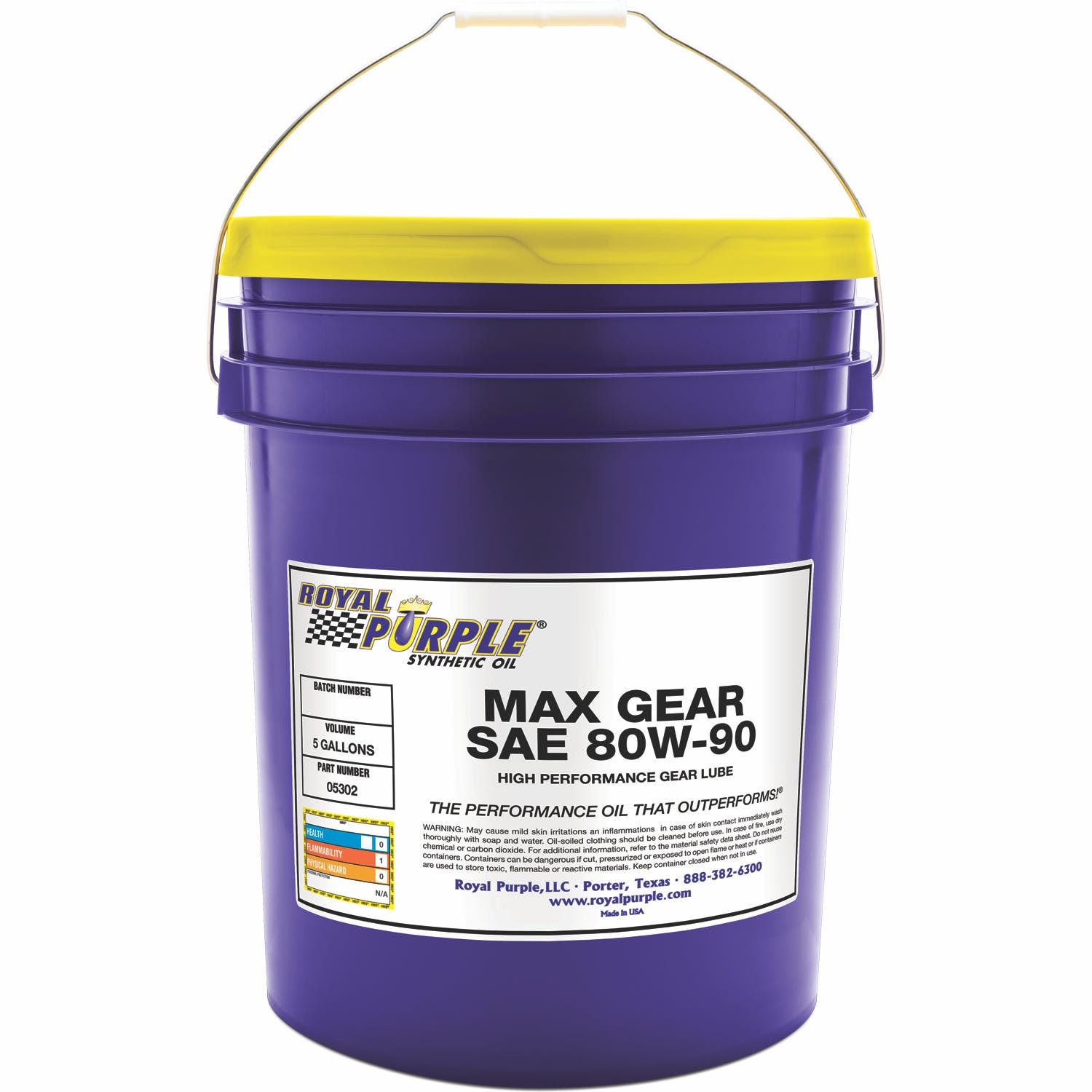 Royal Purple 05302 80W-90 Max Gear Oil 5 Gal. Pail
