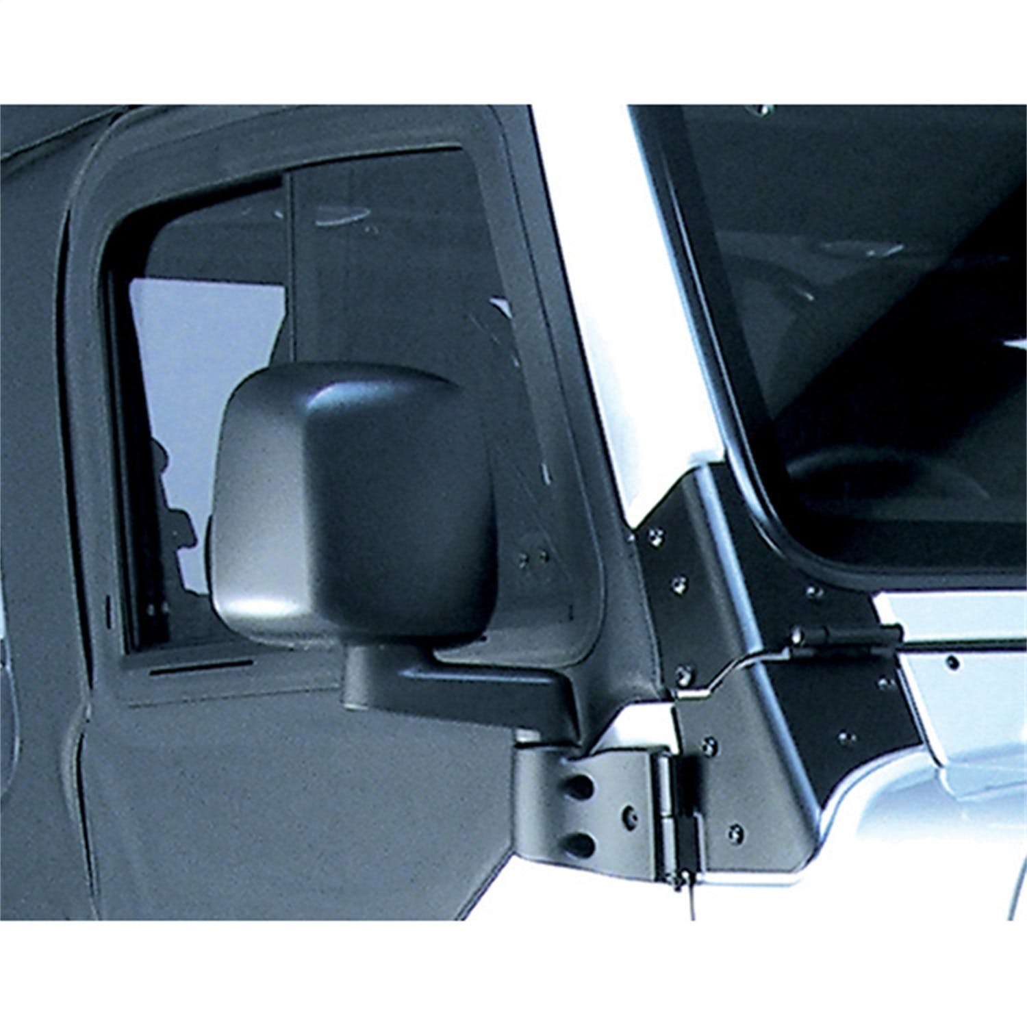 Omix-ADA 11002.10 Door Mirror; Right; Black; 87-06 Jeep Wrangler YJ/TJ
