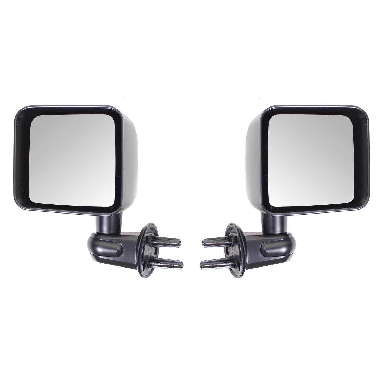 Omix-ADA 11002.21 Door Mirror Kit; Black; 07-18 Jeep Wrangler JK