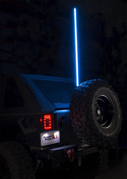 Rugged Ridge 11250.21 RGB Lighted Whip; 60Inches (1.5 Meter)