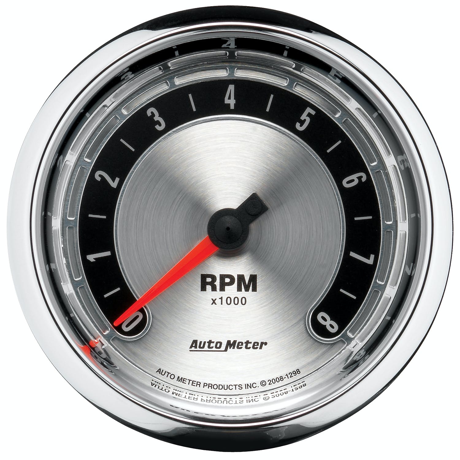 AutoMeter Products 1298 American Muscle Series In-Dash Tachometer (0-8,000 RPM, 3-3/8 in.)