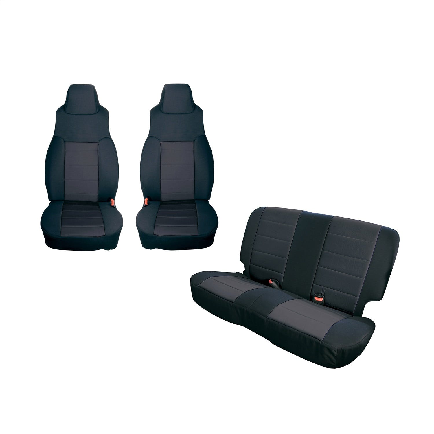 Rugged Ridge 13292.01 Seat Cover Kit, Black