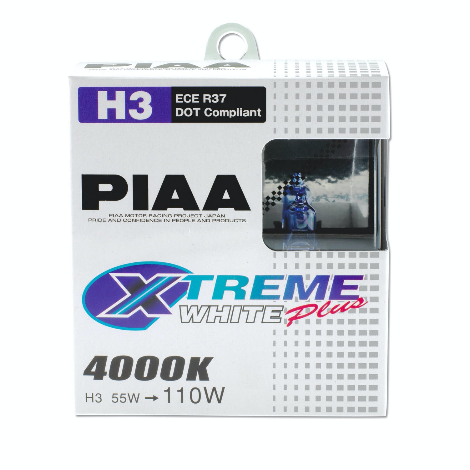 PIAA 15223 H3 Xtreme White Plus Twin Pack Halogen Bulbs