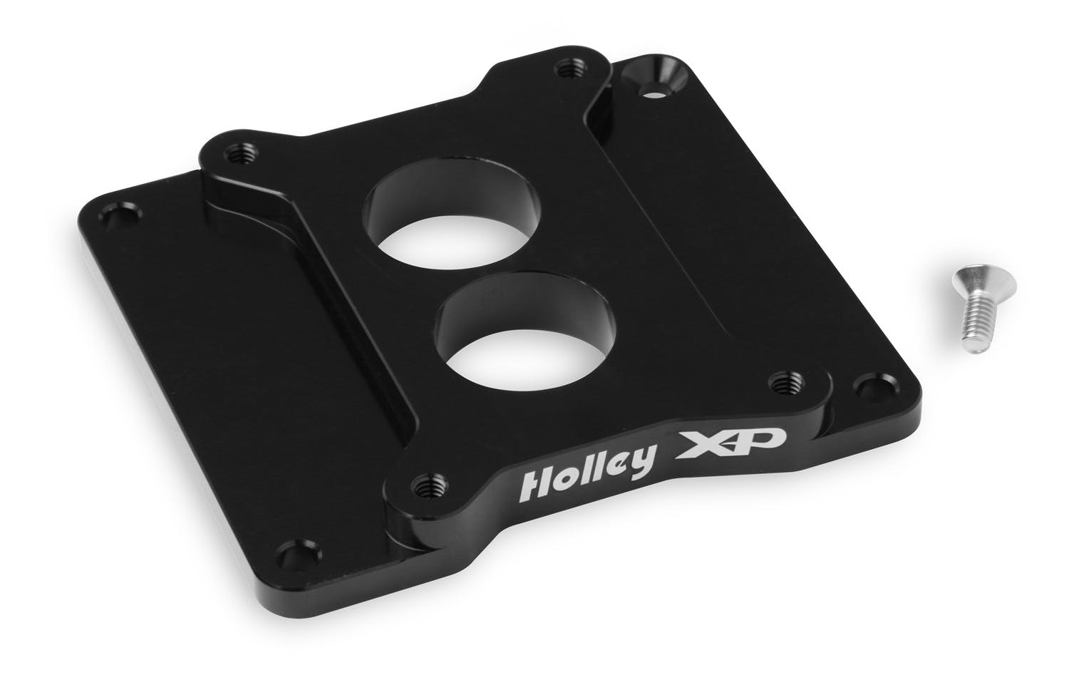 Holley 17-90 2BBL XP CARB ADAPTER - BLACK