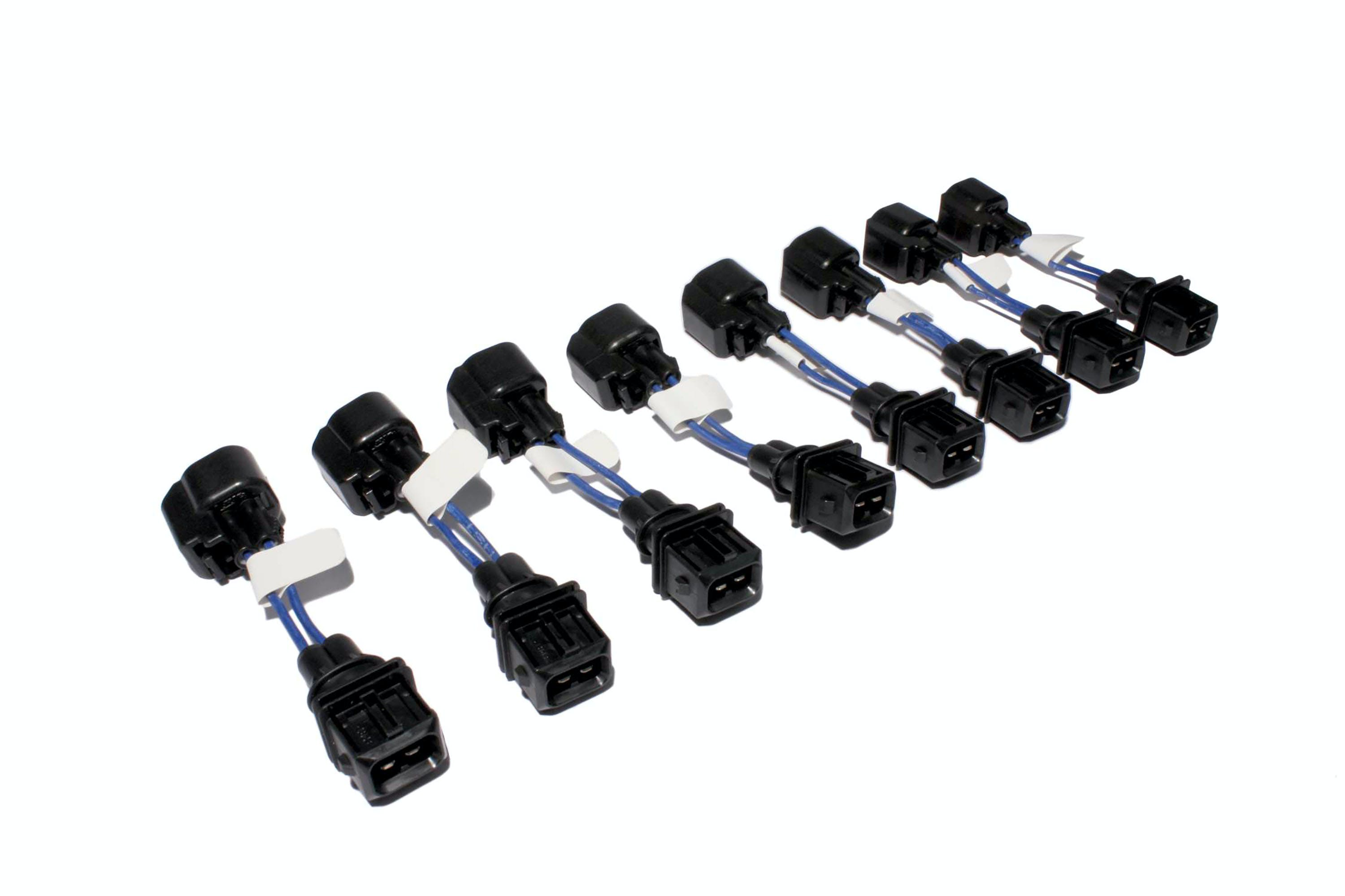 FAST - Fuel Air Spark Technology 170604-8 Adapts USCAR/EV6 Injector to Minitimer/EV1 Injector Harness (8 Pack)