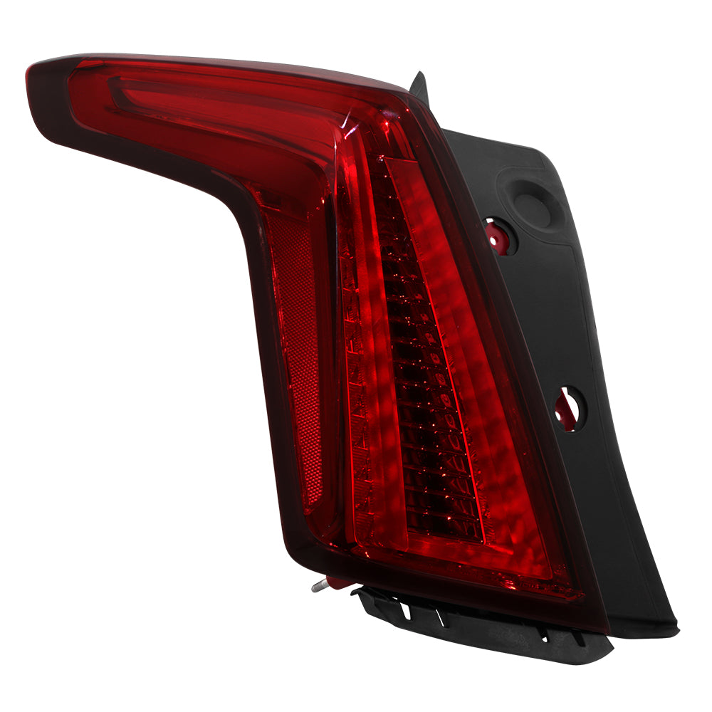 XTUNE POWER 9948053 Cadillac XT5 20 21 Full LED Dark Red Tail Lights OE Left