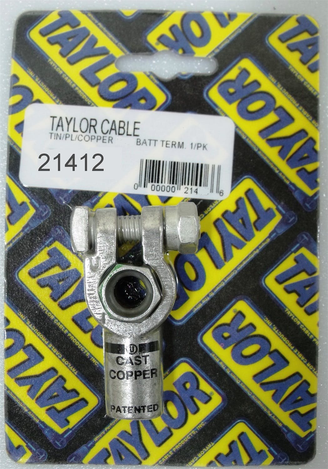 Taylor Cable Products 21412 Brass 1-1/0ga Battery Term. 1/Pkg