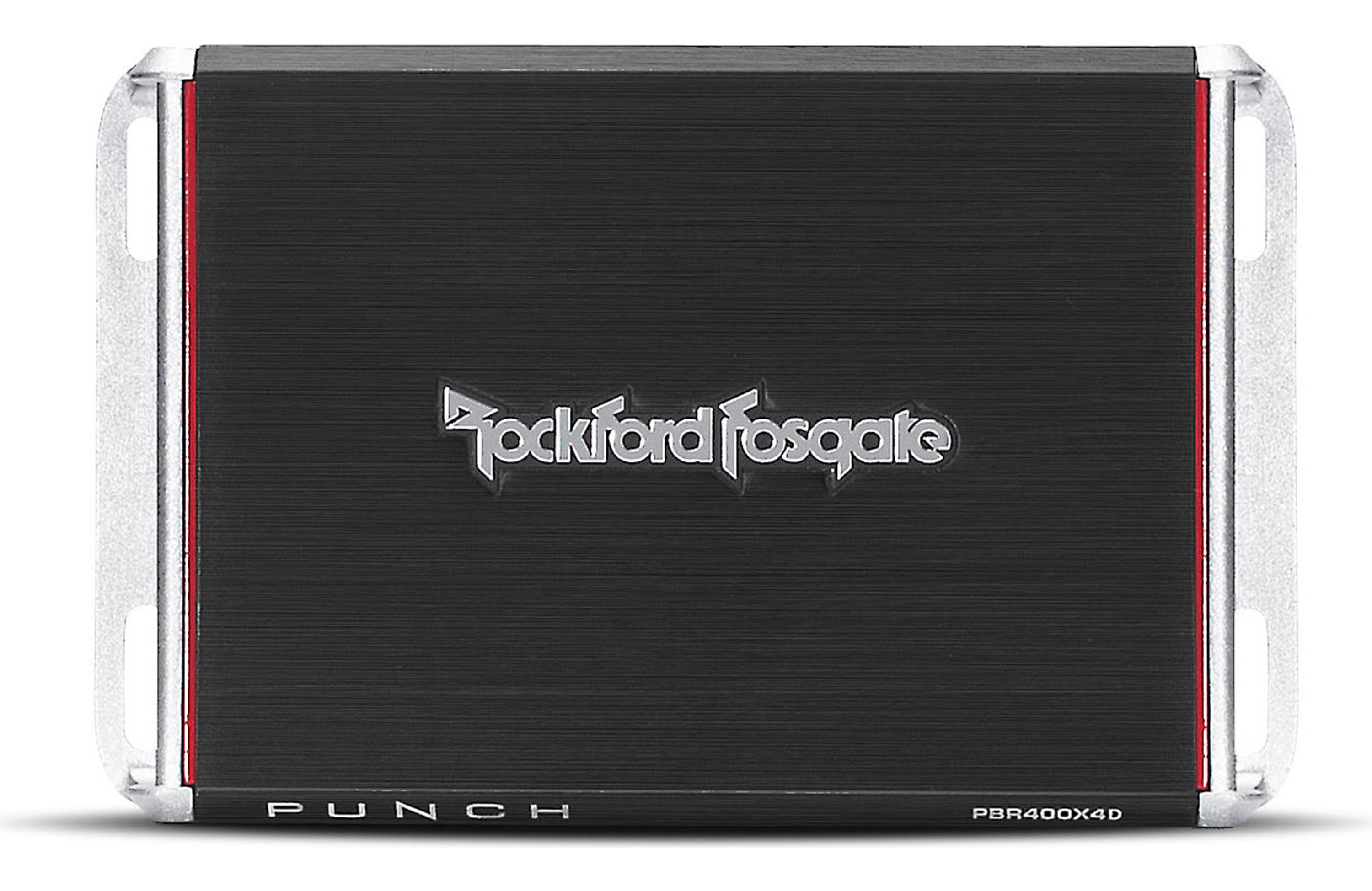 Rockford Fosgate Punch 400 Watt Full-Range 4-Channel Amplifier pn pbr400x4d