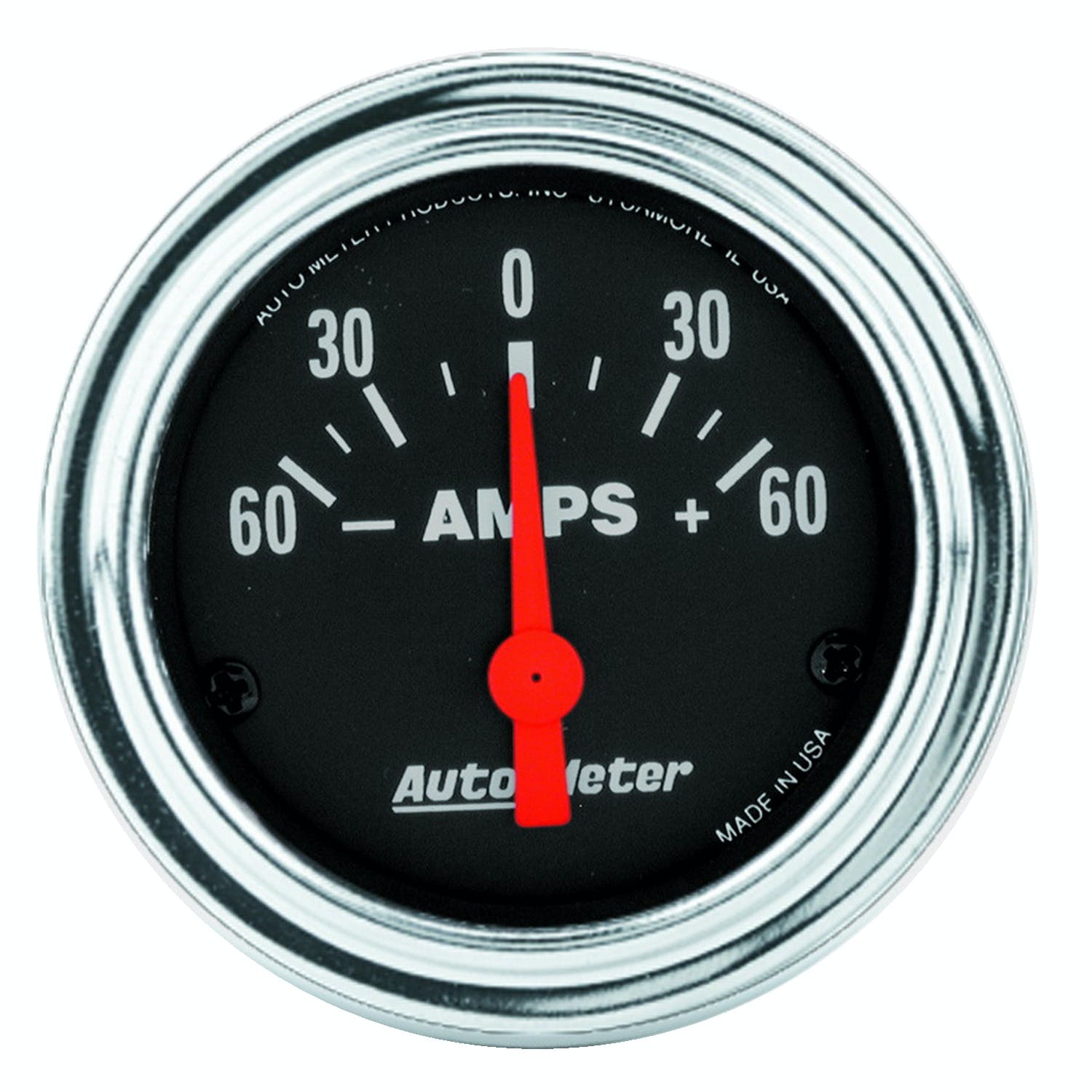 AutoMeter Products 2586 Gauge; Ammeter; 2 1/16in.; 60A; Electric; Traditional Chrome