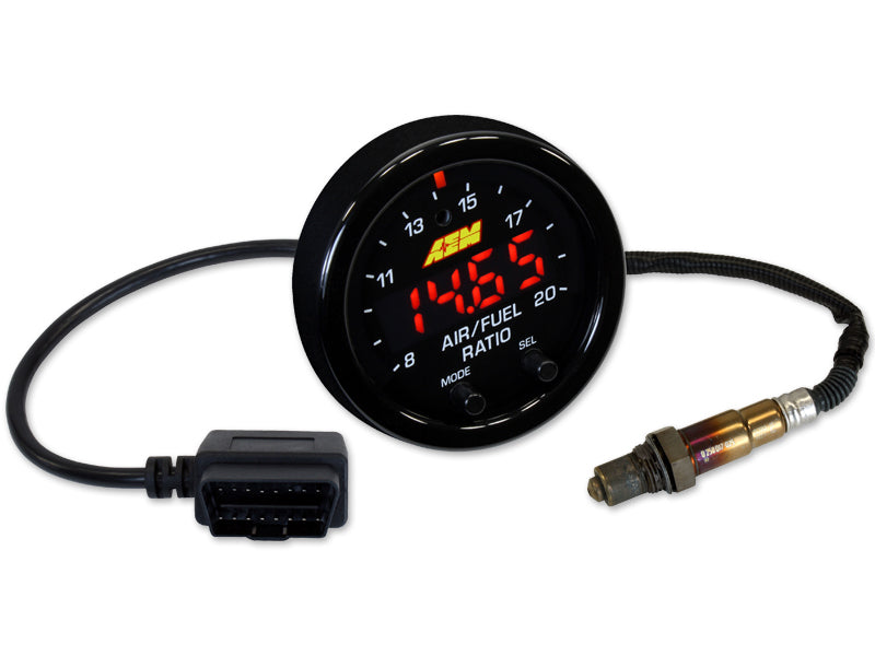 AEM 30-0334 X-Series AFR Gauge. Validated to work w/ EFILive, HPTuners and DashDaq software