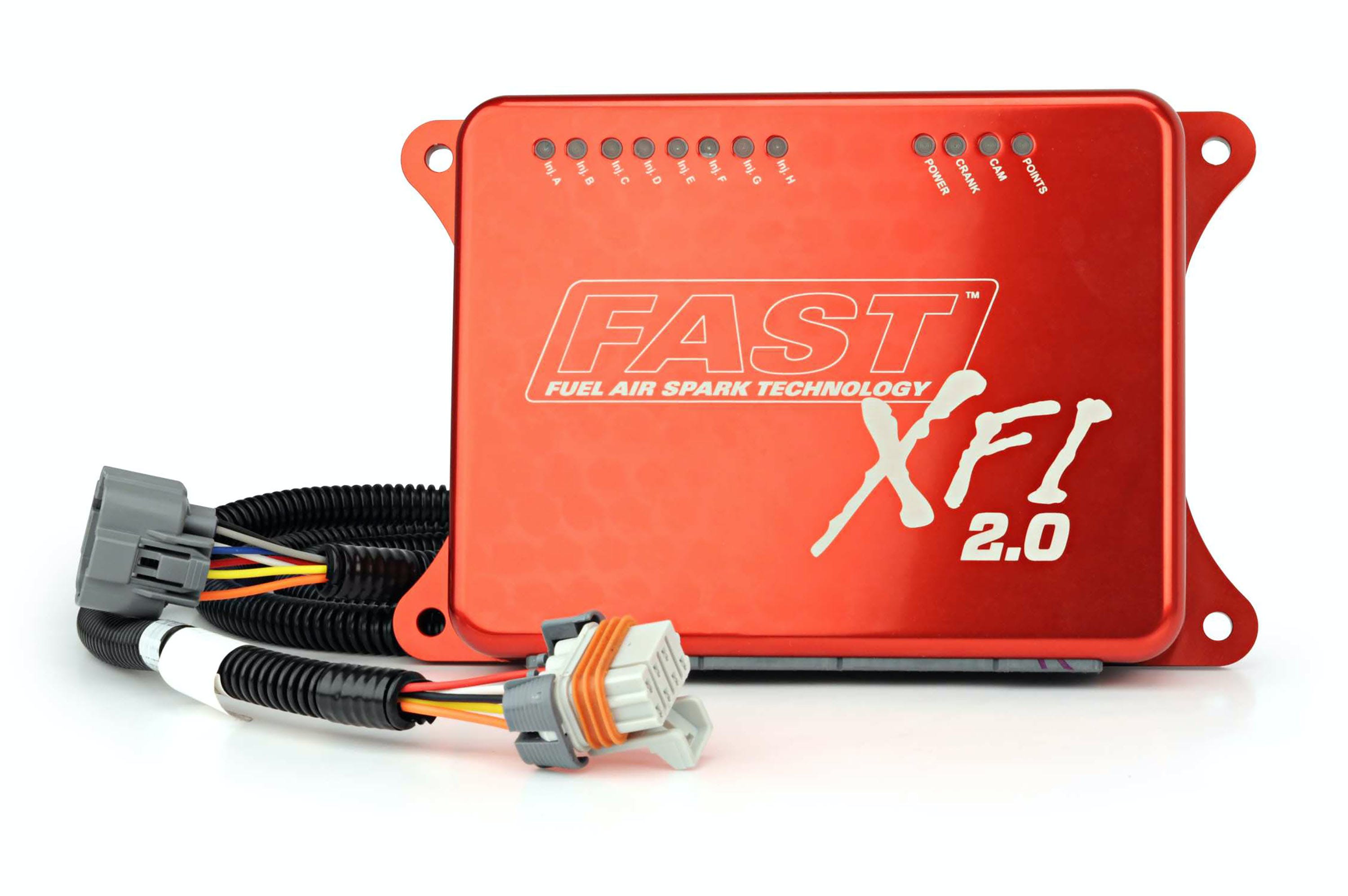 FAST - Fuel Air Spark Technology 301001 XFI 2.0 ECU Kit W/ Y Adapter for 16 Injector Applications