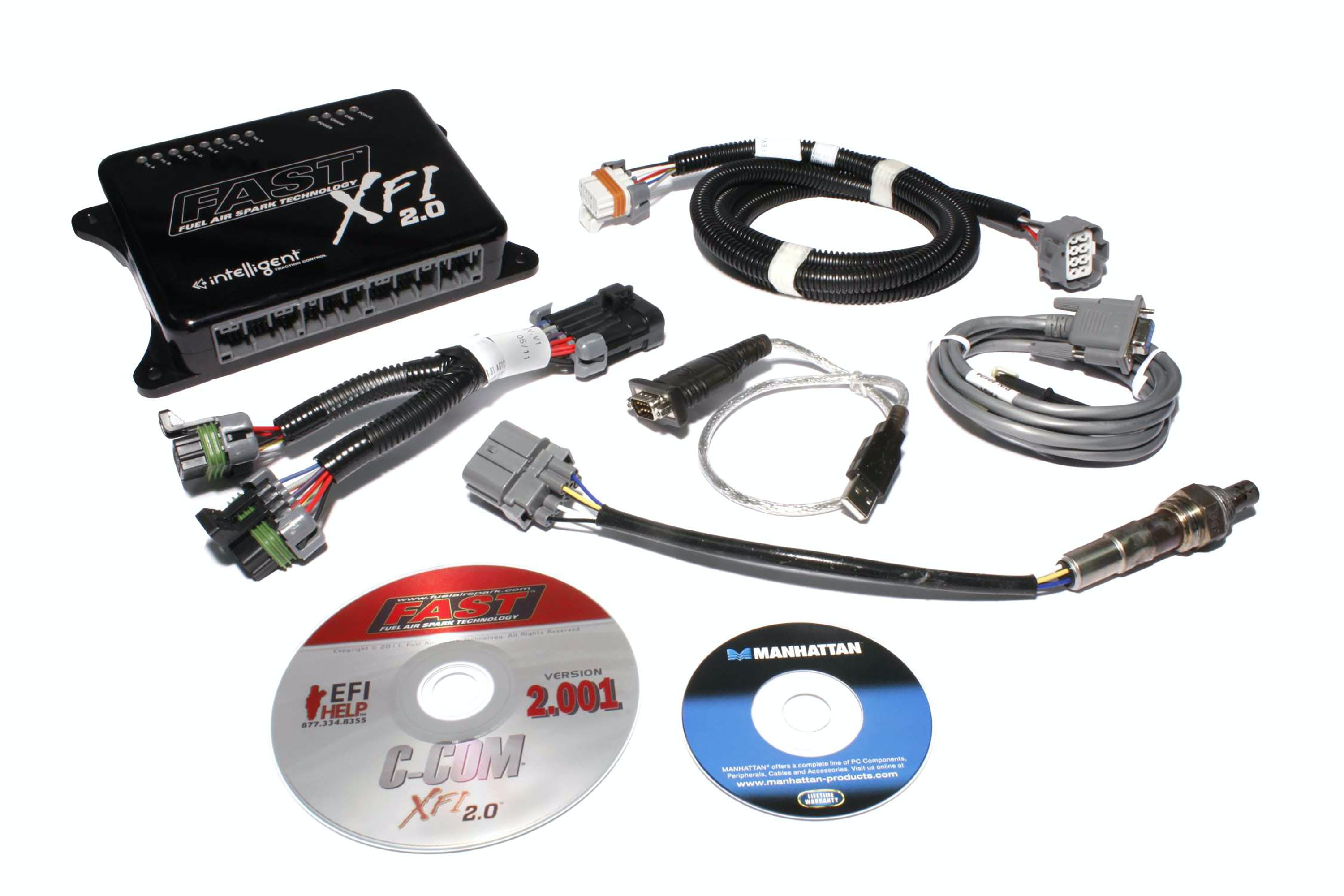 FAST - Fuel Air Spark Technology 301008 XFI 2.0 ECU Kit W/ Traction, IDL and 16 Injector Capability