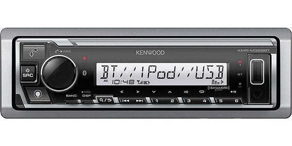 Kenwood KMR-M328BT Marine Digital Media Receiver W.BT/AUX/USB/ALEXA Voice Control/Sirius XM Re