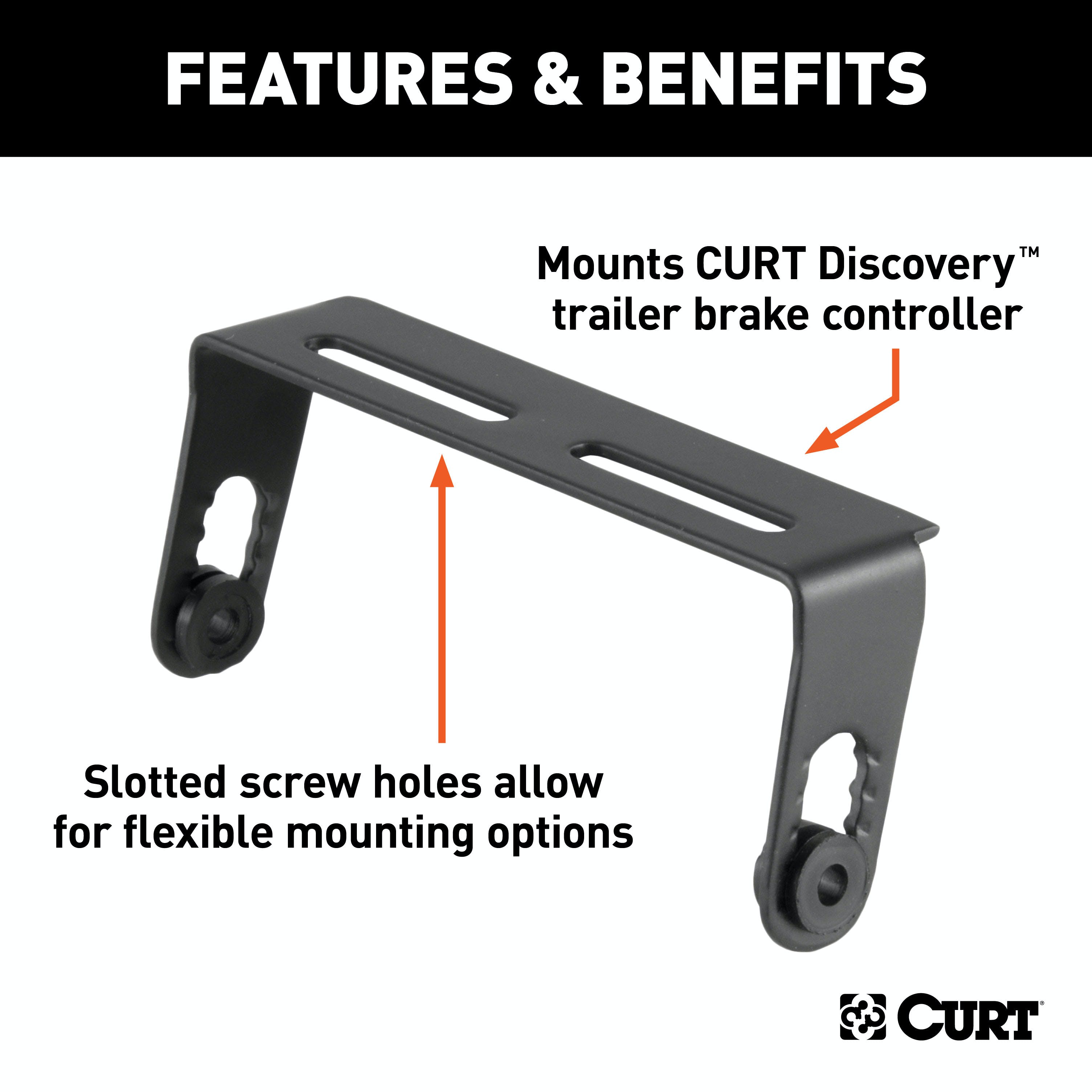 CURT 51124 Discovery Trailer Brake Controller Mounting Bracket