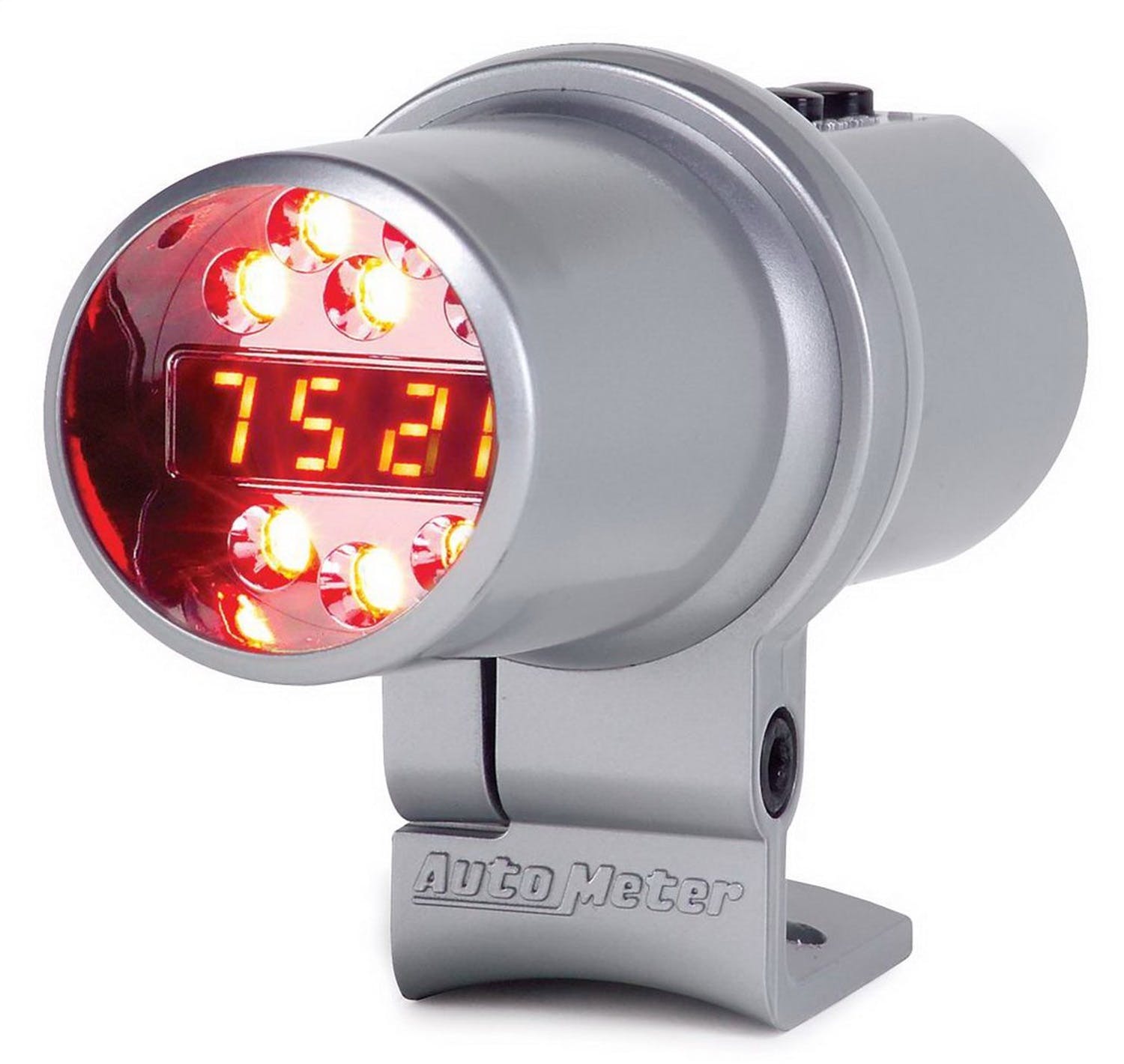 AutoMeter Products 5351 Shift Light - Playback Silver Tri-Color Shift
