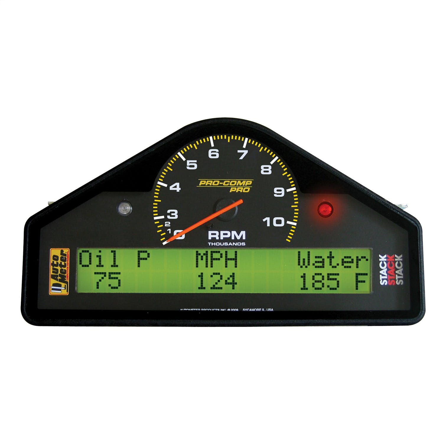 AutoMeter Products 6003 Street Dash, 0-3-10.5K RPM