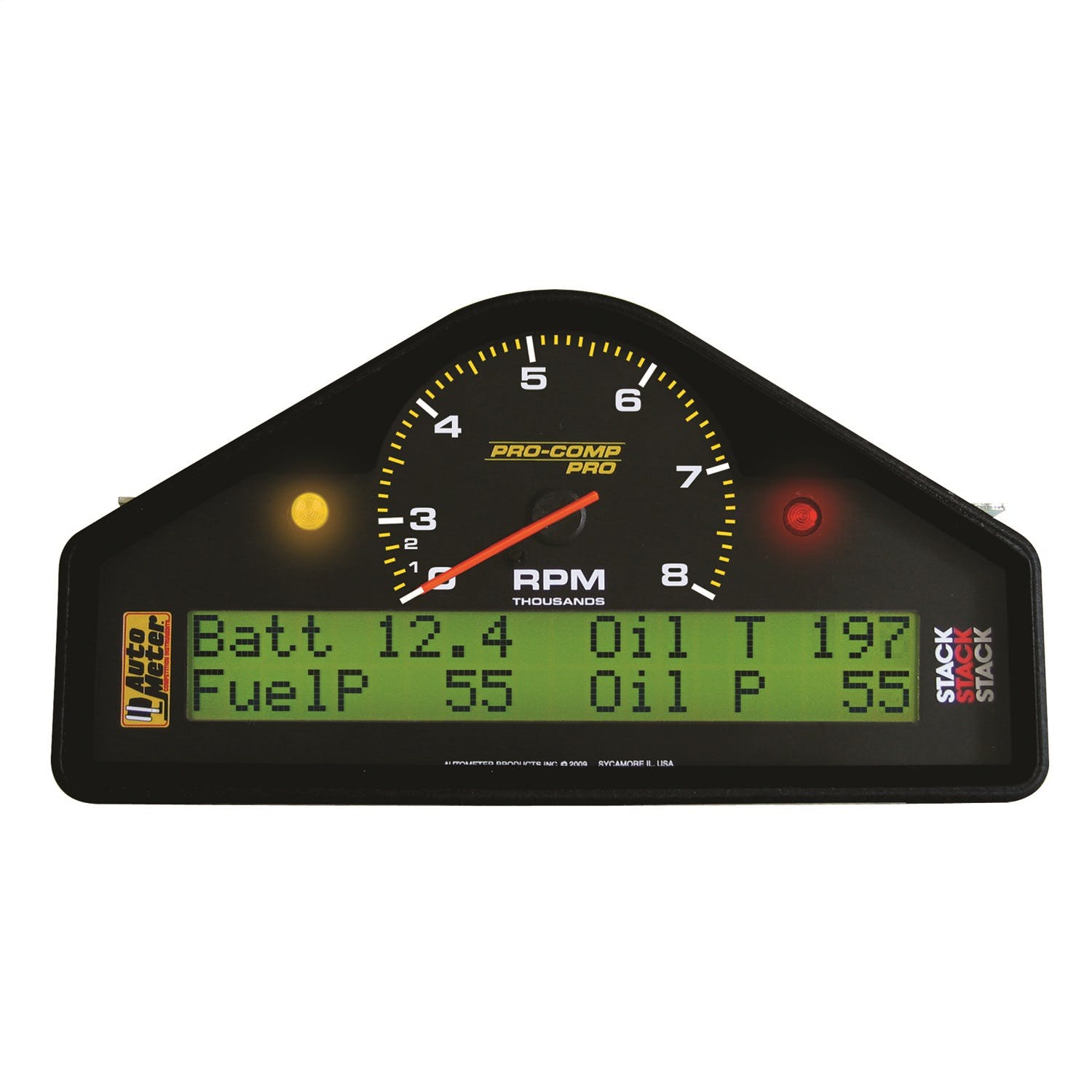 AutoMeter Products 6011 Race Dash, 0-8K RPM