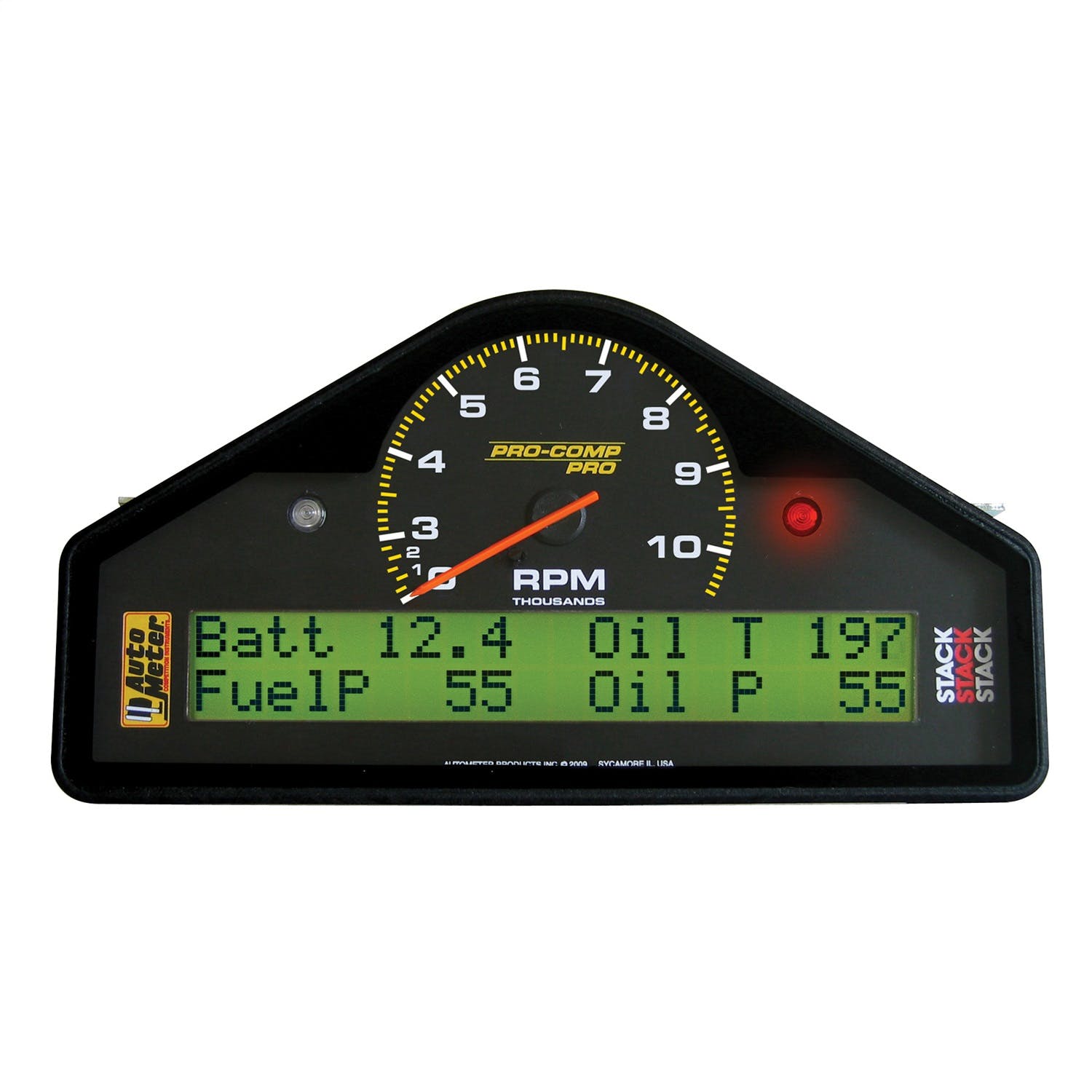AutoMeter Products 6013 Race Dash, 0-3-10.5K RPM
