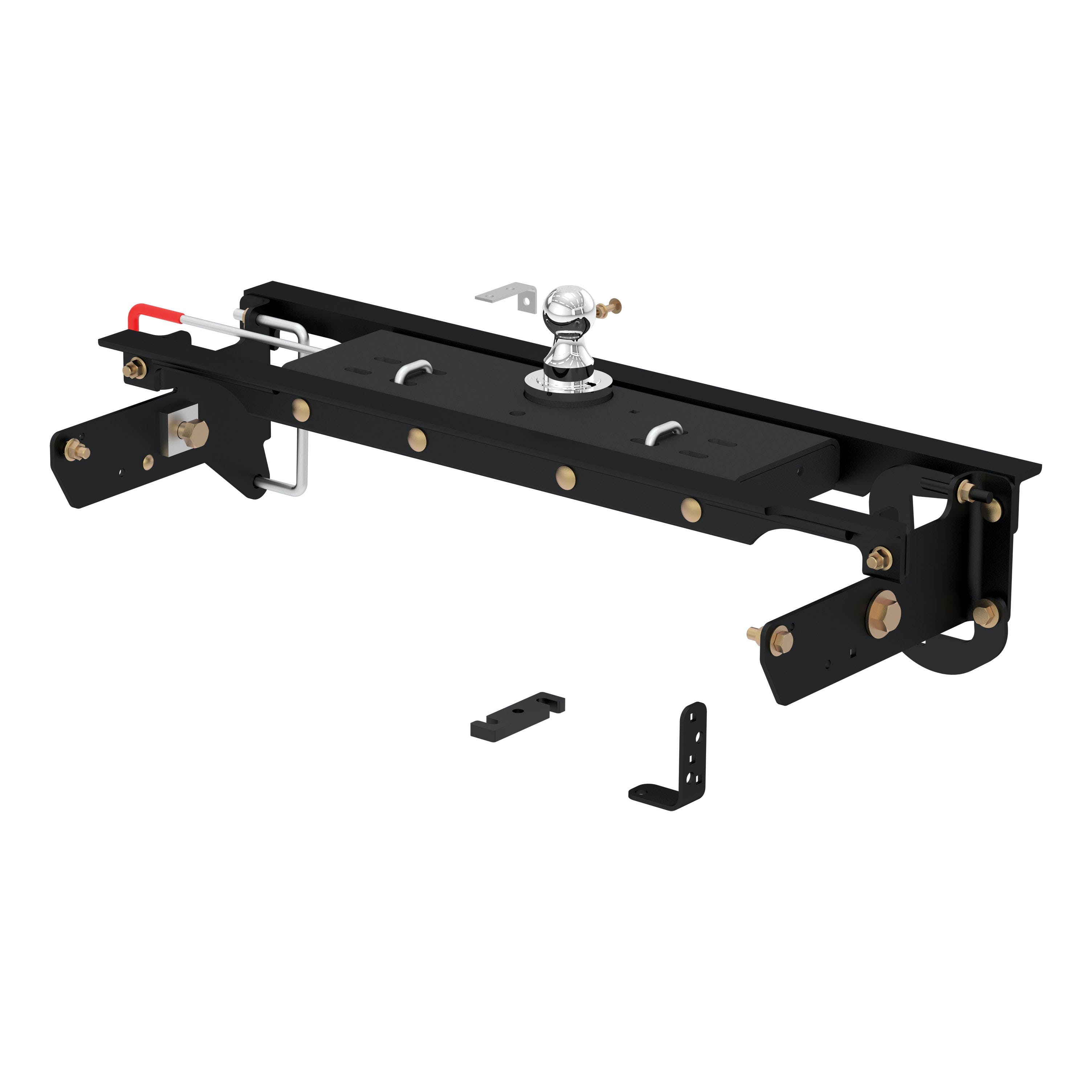 CURT 60720 Double Lock Gooseneck Hitch Kit with Brackets, Select Ford F-250, F-350, F-450