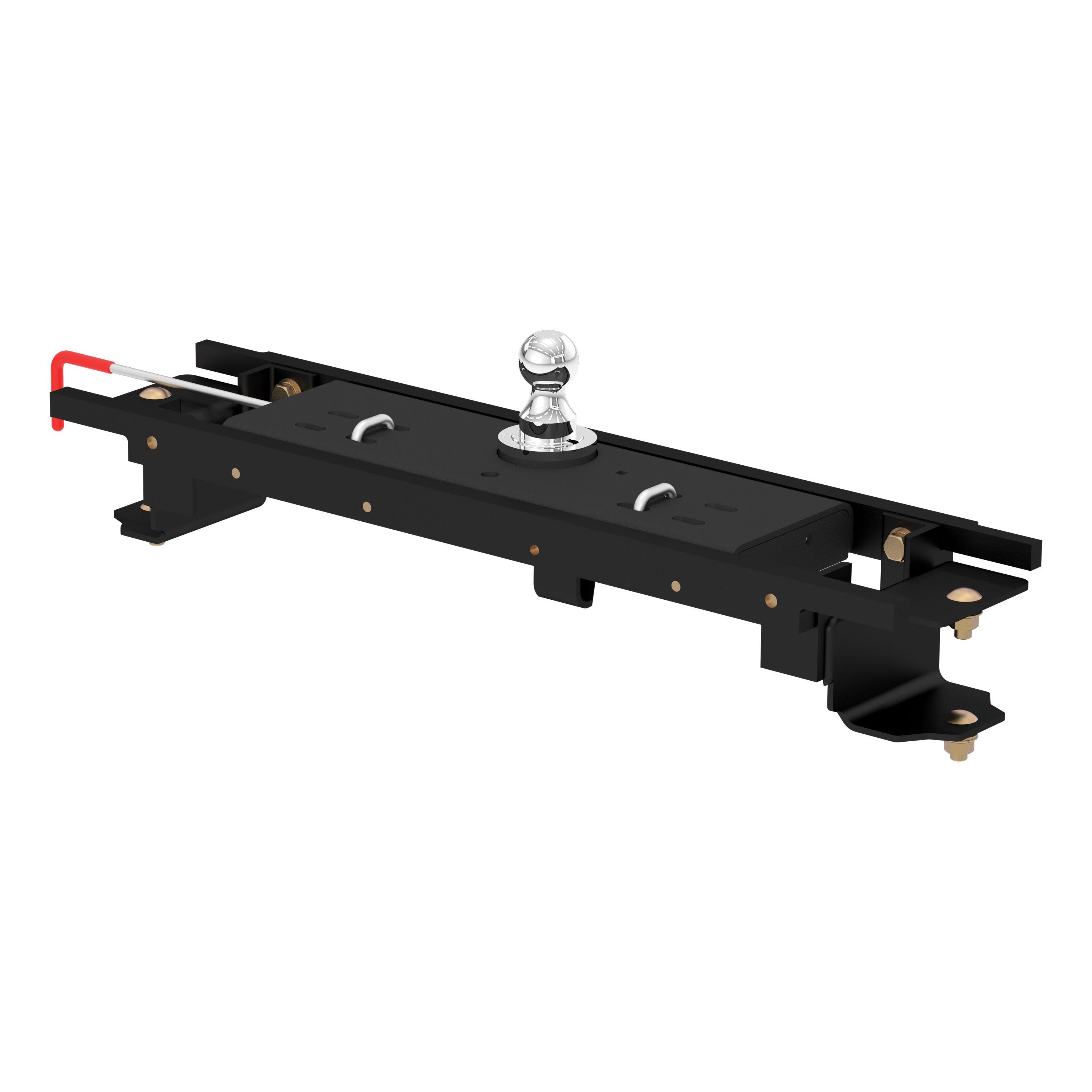 CURT 60751 Double Lock Gooseneck Hitch Kit with Brackets, Select Toyota Tundra, 6.5' Bed