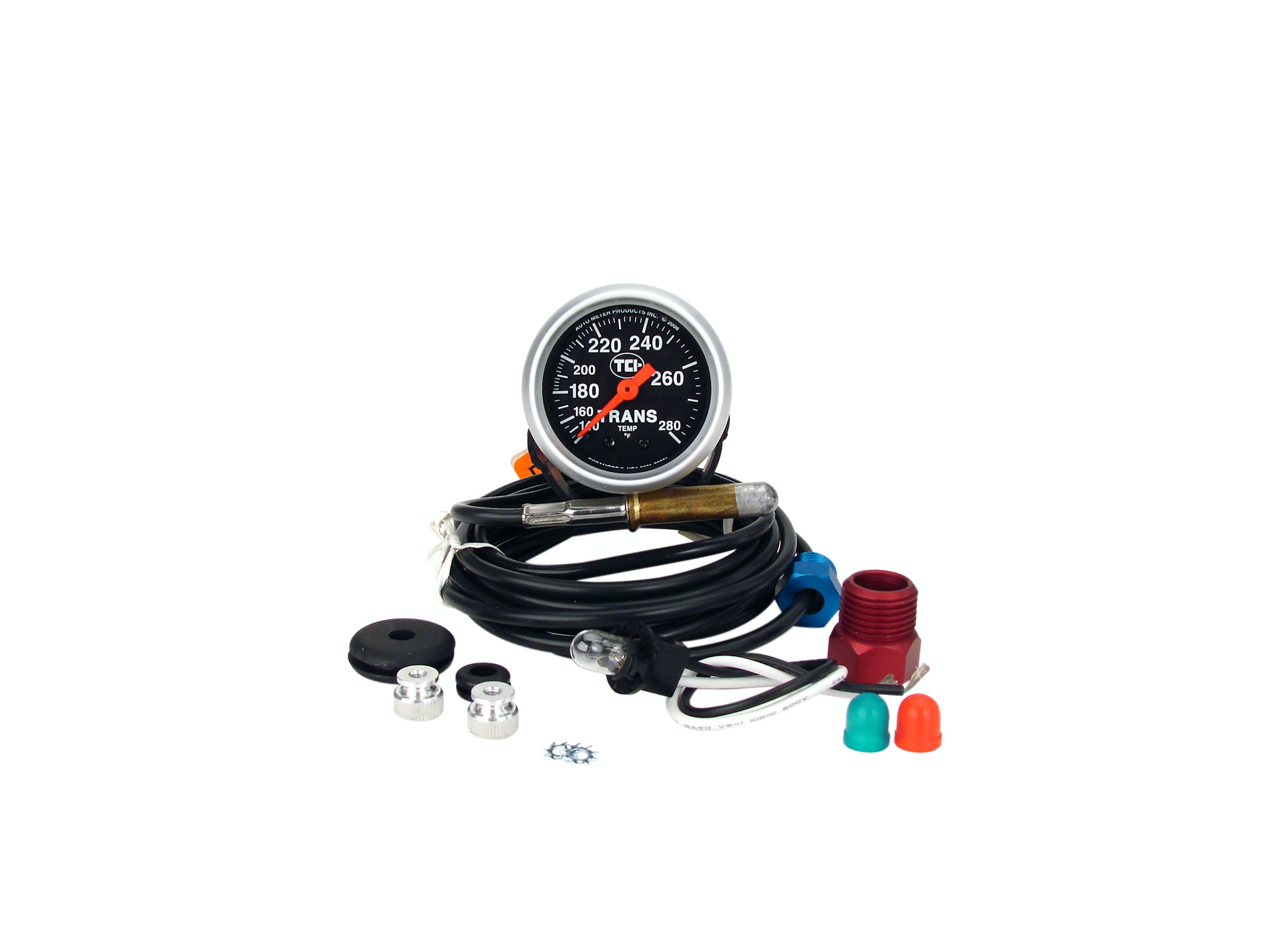 TCI Automotive 801002 Black 2 1/16 Transmission Temperature Gauge