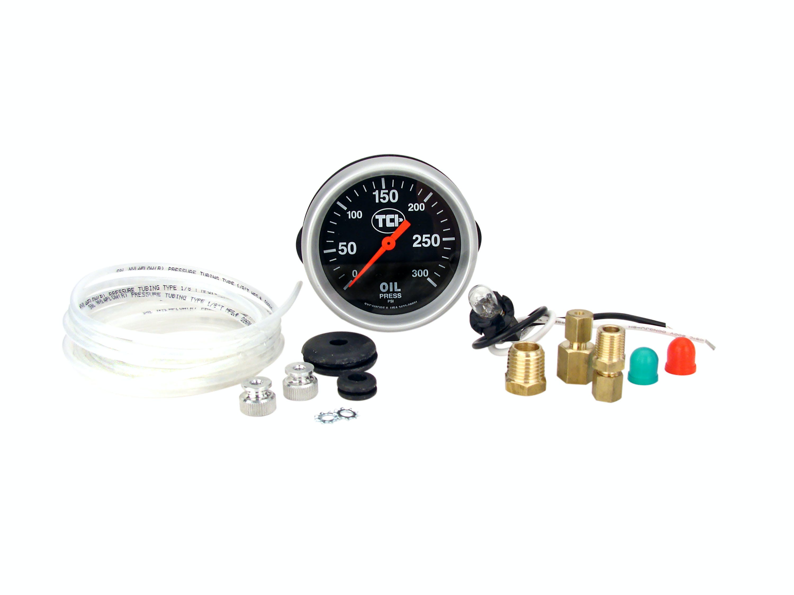 TCI Automotive 801100 Black 2 5/8 Transmission Pressure Gauge
