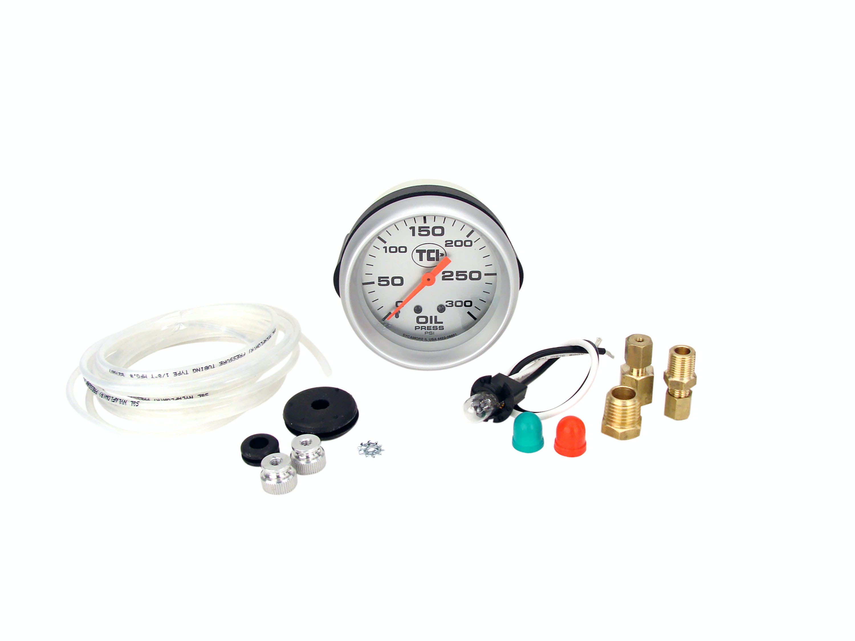 TCI Automotive 801101 Silver 2 5/8 Transmission Pressure Gauge