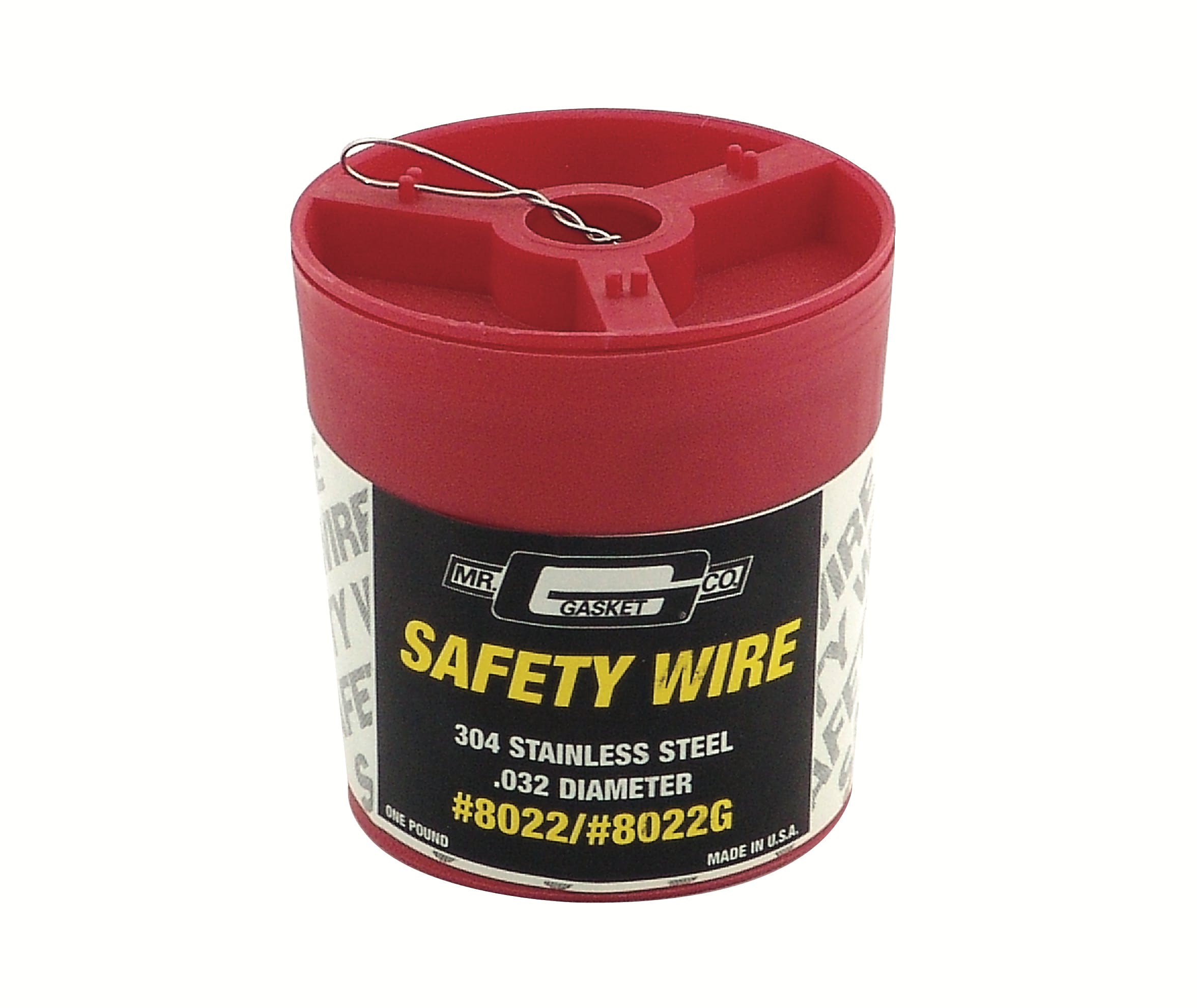 Mr. Gasket 8022G SAFETY LOCK WIRE 304SS 1LB CAN