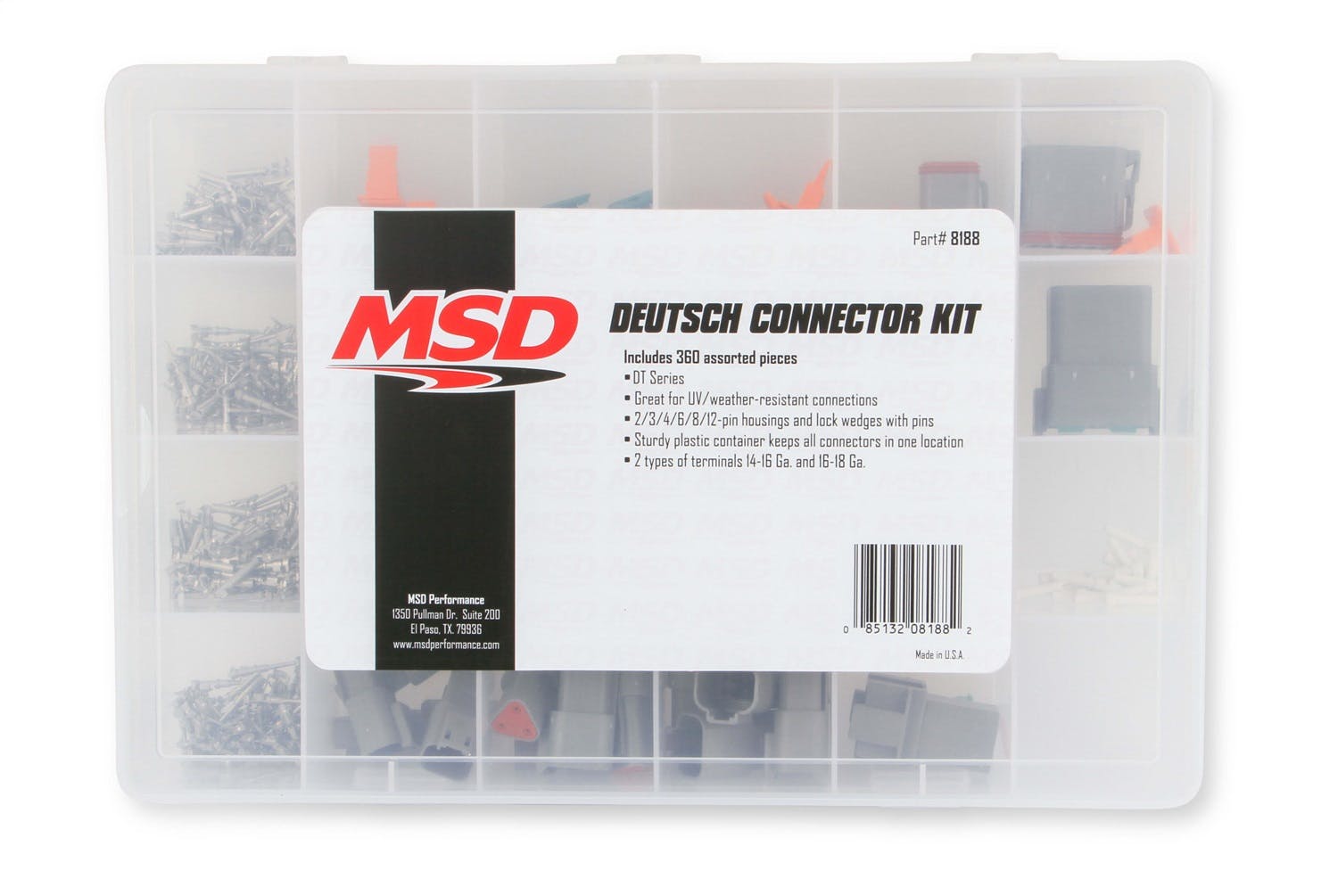 MSD Performance 8188 MSD DEUTSCH CONNECTOR KIT