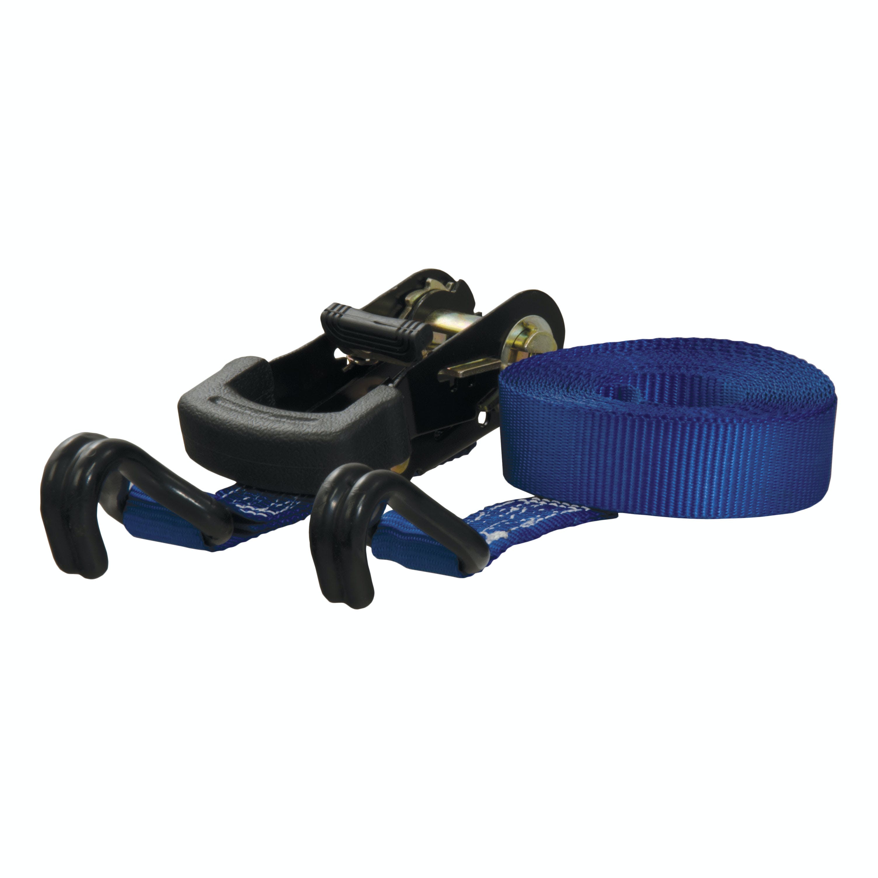 CURT 83019 16' Blue Cargo Strap with J-Hooks (733 lbs.)