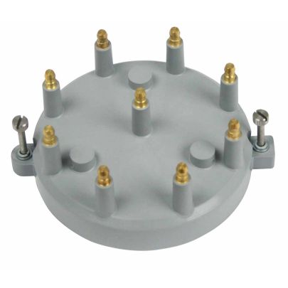 Moroso 97850 Bolt-In Ear-Mounted Distributor Cap without Wire Retainer (HEI Chevy V8 Engines)