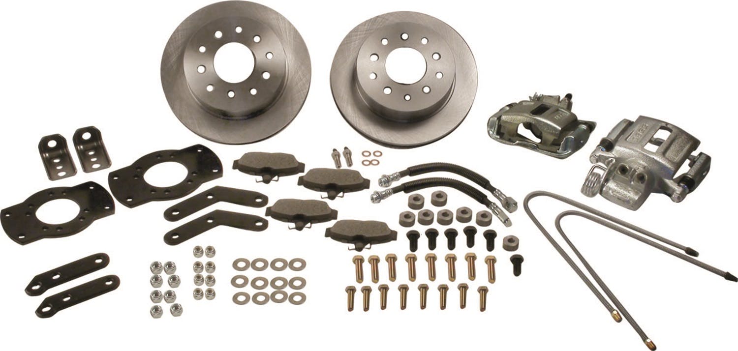 Stainless Steel Brakes A110-2 Rear conv kit Ford 9in. LB Ford/GM bolt pt