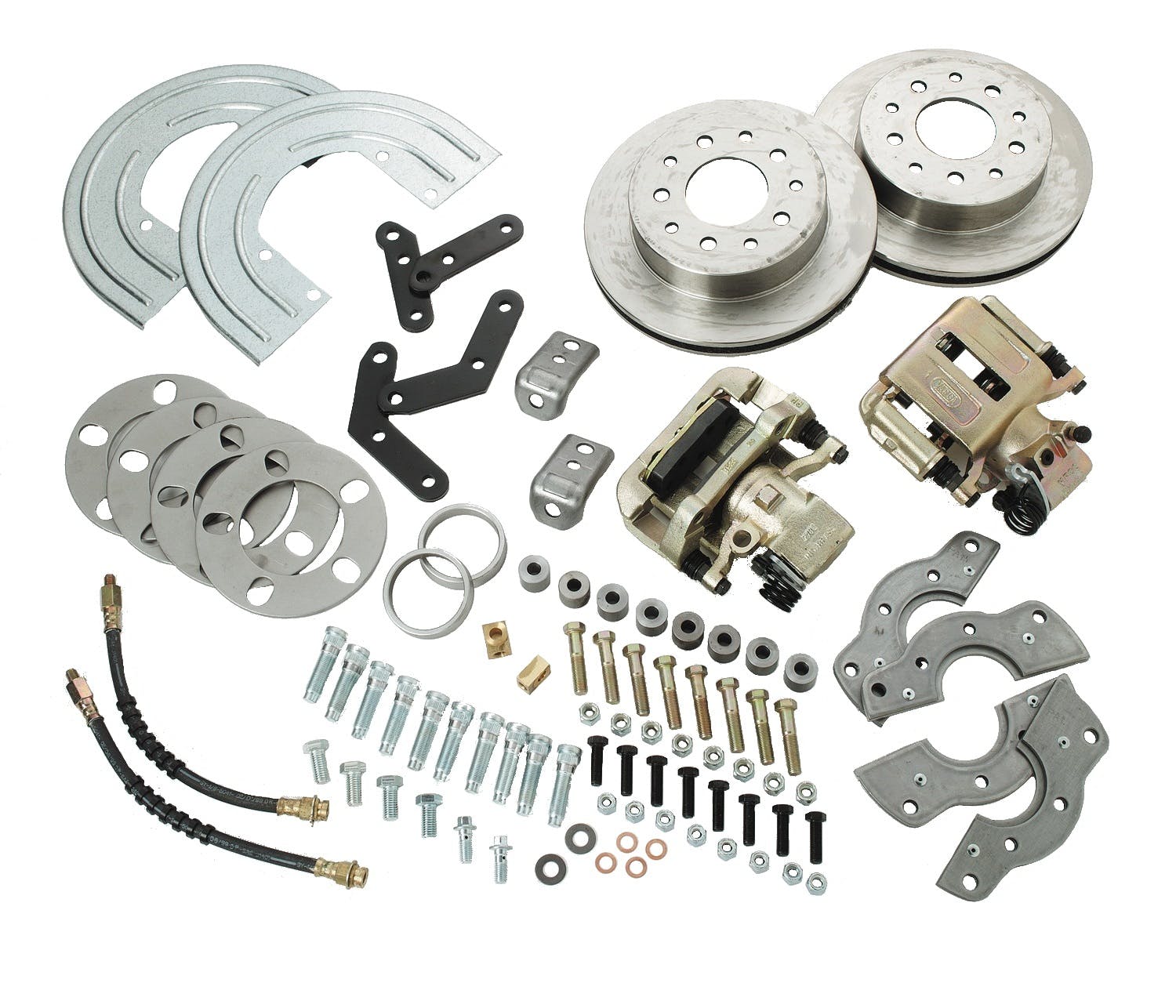 Stainless Steel Brakes A111-2BK Kit A111-2 w/black calipers