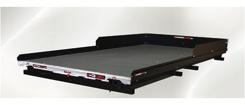 DECKED CG1500XL-9548 Slide Out Cargo Tray, 1500lb capacity, 100% ext 28 bearings, Alum Tie-Down Rails