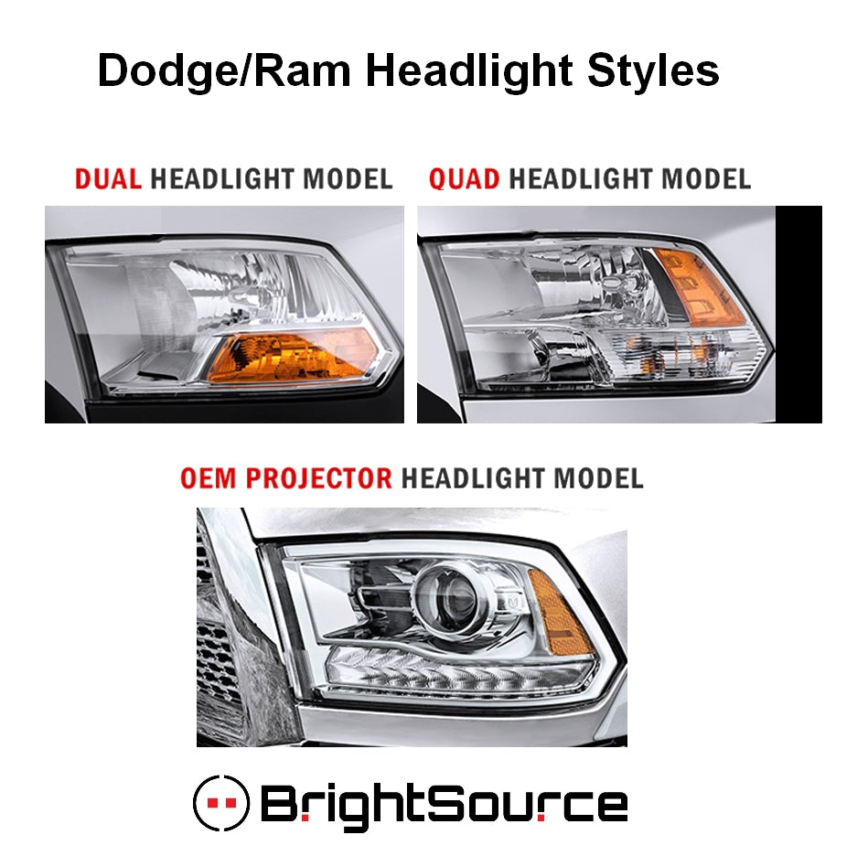 BrightSource Ram 9005/9012 - High/Low Beam (Projector style) Combo Kit 944144HL