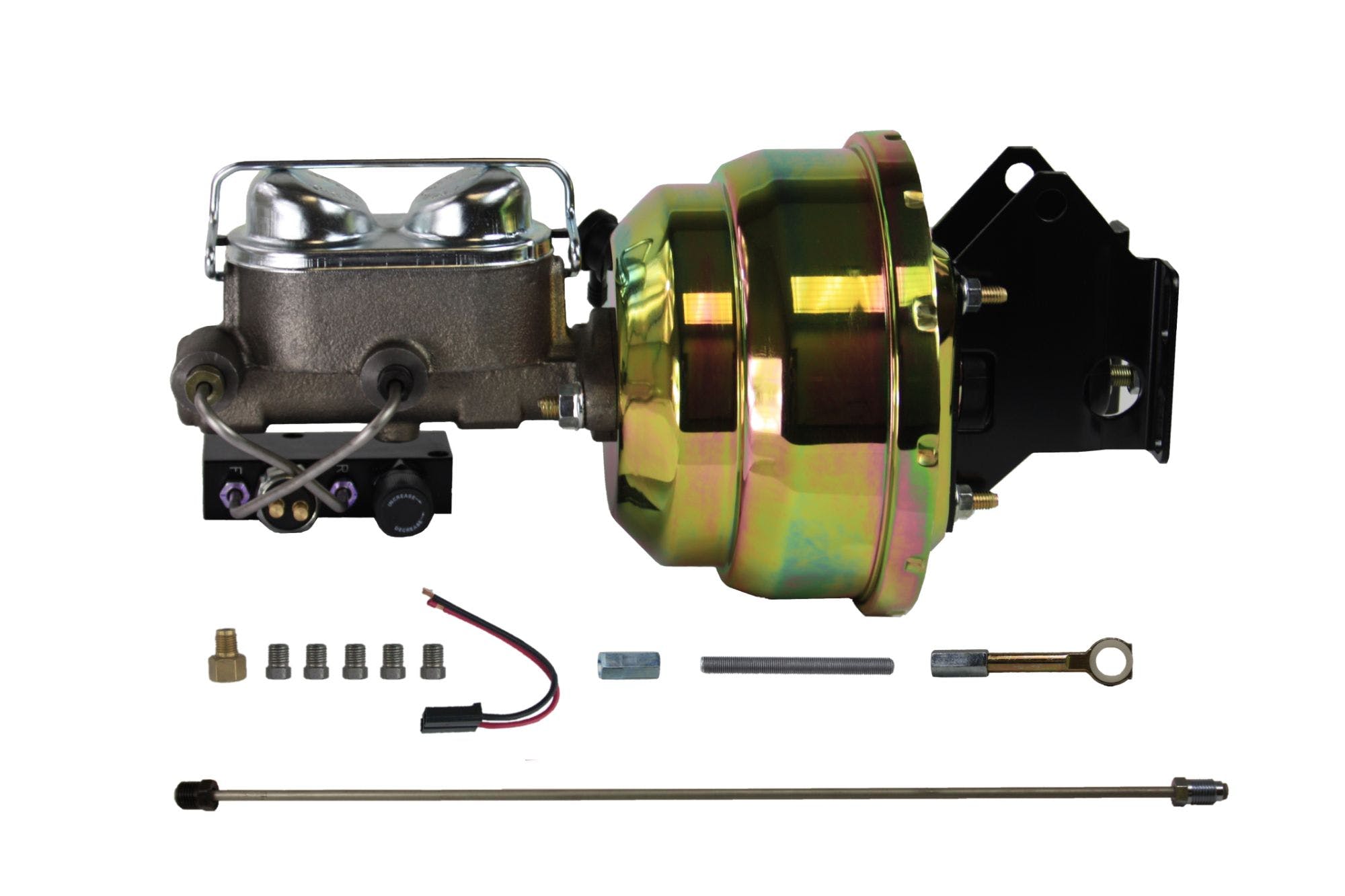 LEED Brakes FC0043HK Hydraulic Kit, Power Drum Brakes 8 inch Dual Booster 1 inch Bore Master Ford Full Size