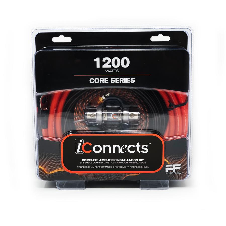 iConnects CORE Series 1200 Watt Amp Kit ICCORE1200