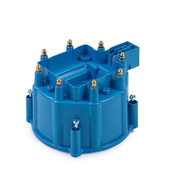 Top Street Performance JM6904BL HEI Distributor Coil Cover, 6 Cylinder, Blue