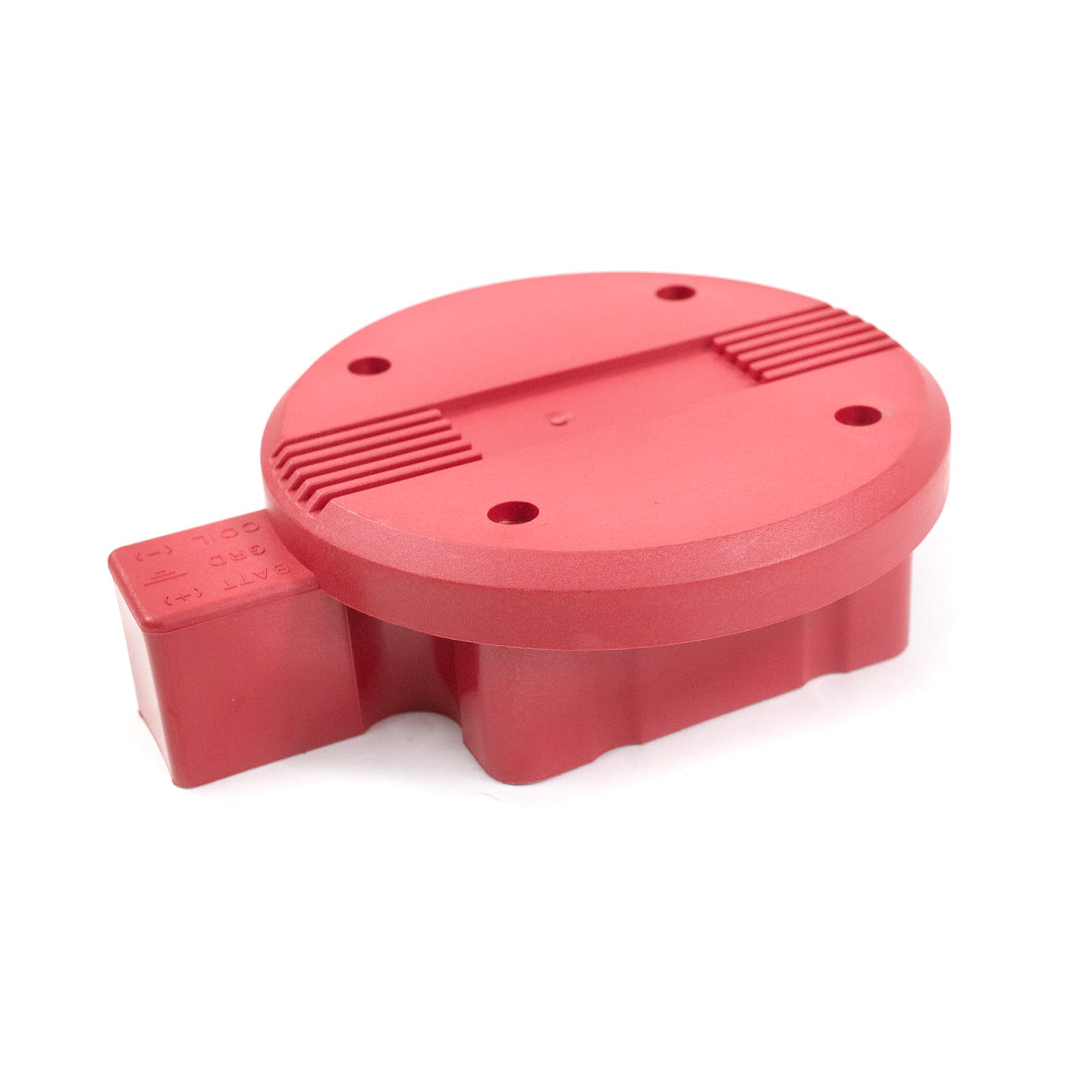 Top Street Performance JM6909R HEI Distributor Round Coil Dust Cover - Red