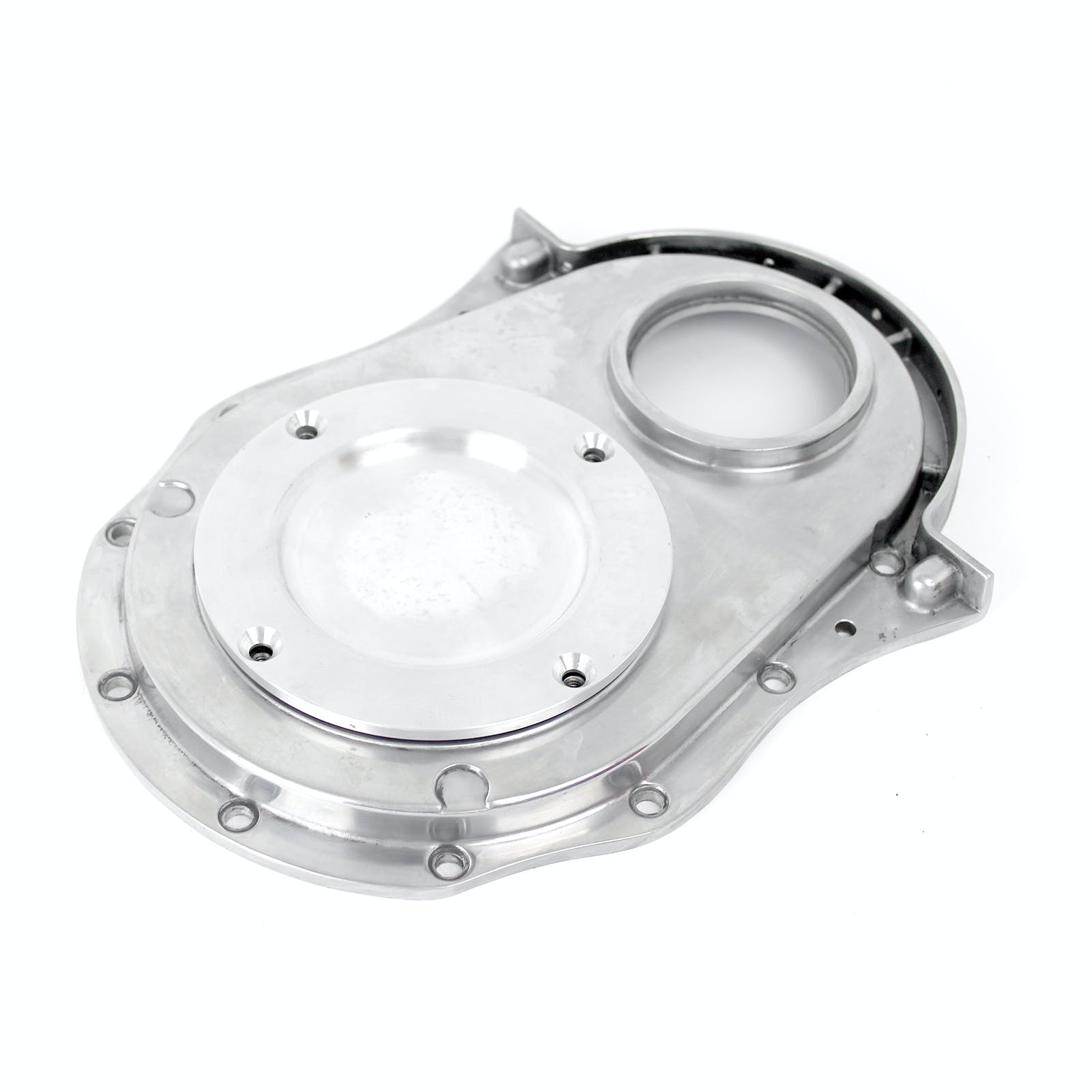 Speedmaster PCE265.1021 2-Piece Aluminum Timing Chain Cover w/ Inspection Plate