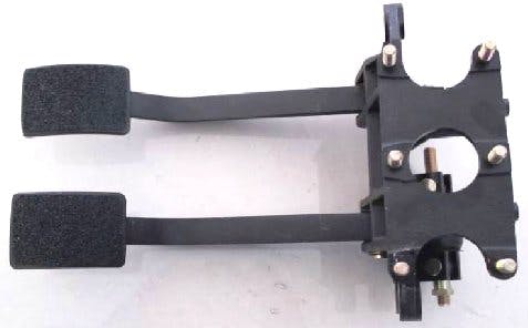 Racing Power Company R3216 REVERSE SWING TRIPLE MASTER CYLINDER PEDAL 6.2:1