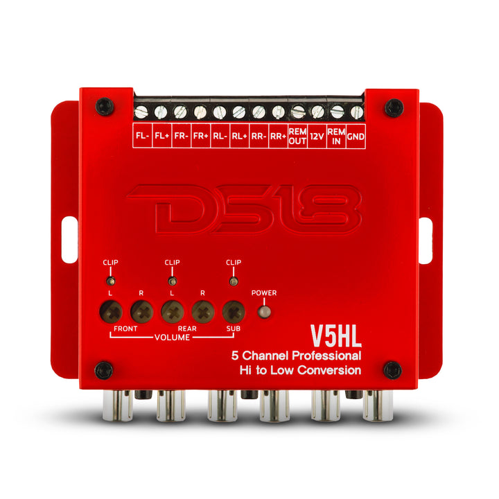 DS18 Hi/Lo Converter 5-Channel with 12 Volt Trigger Output V5HL