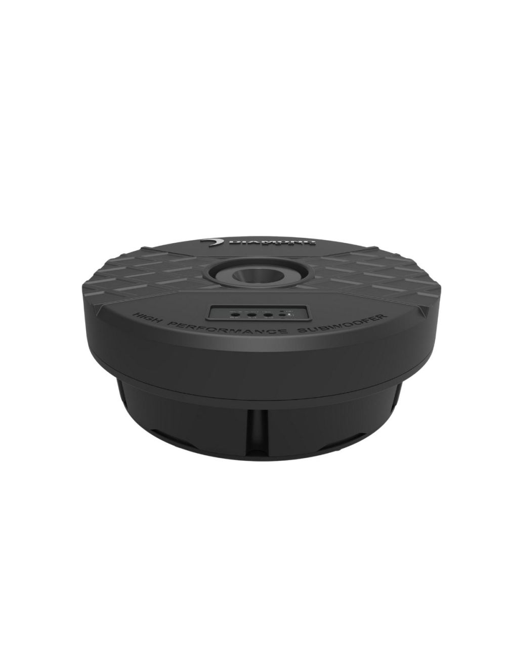 Diamond Audio DMD 11" 150W RMS Power Handling Amplified Shallow Spare Tire Active Subwoofer DASTX12