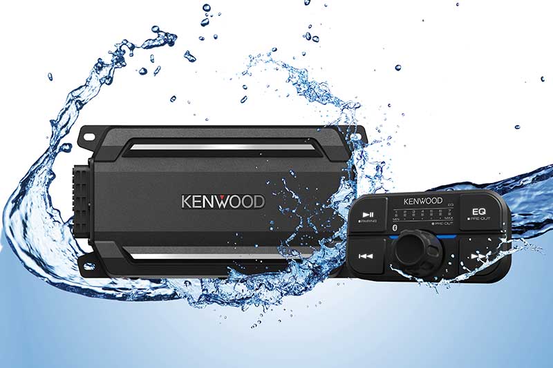Kenwood KAC-M5024BT Compact Bluetooth 4-Channel Digital Amplifier