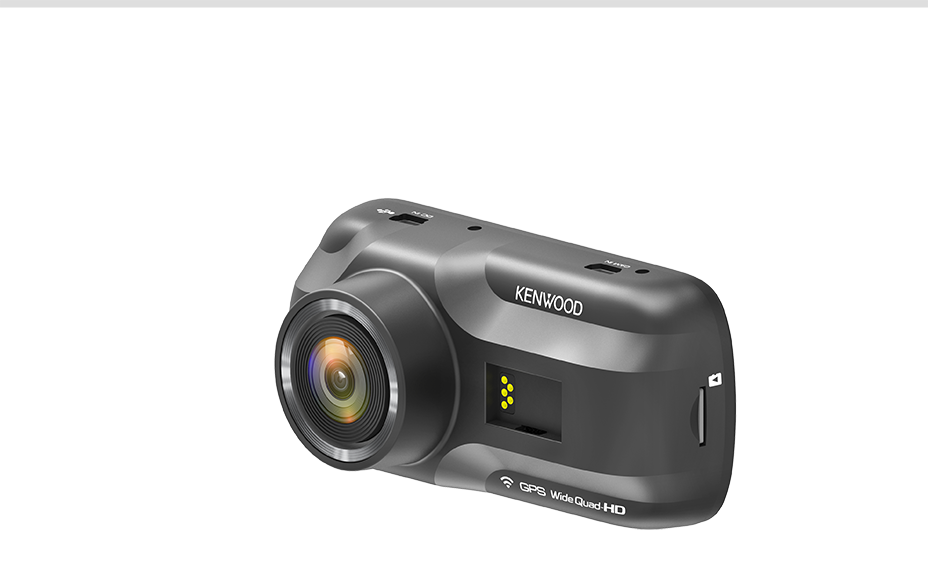 Kenwood DRV-A501WDP HD Front & Rear View DVR Dash Camera w/ 3" LCD Display