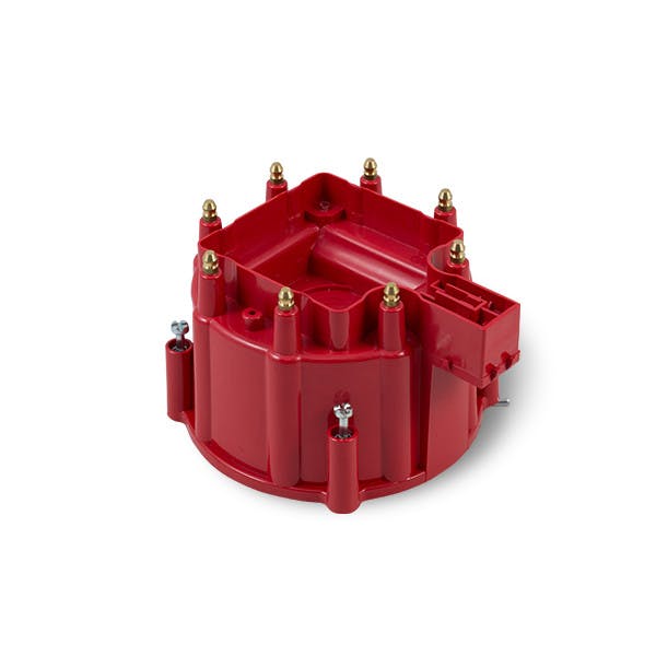 Top Street Performance JM6904R HEI Distributor Coil Cover, 6 Cylinder, Red
