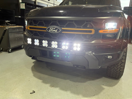 Baja Designs 6XL Linkable Installed on a 2024 F-150 Tremor