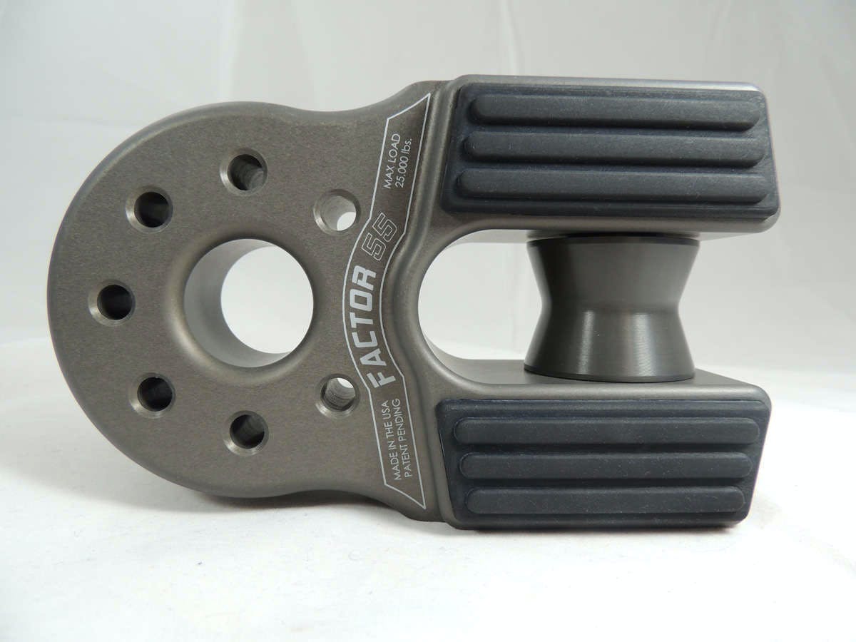 Factor 55 00090-06 Flatlink XXL Winch Shackle Mount - Gray