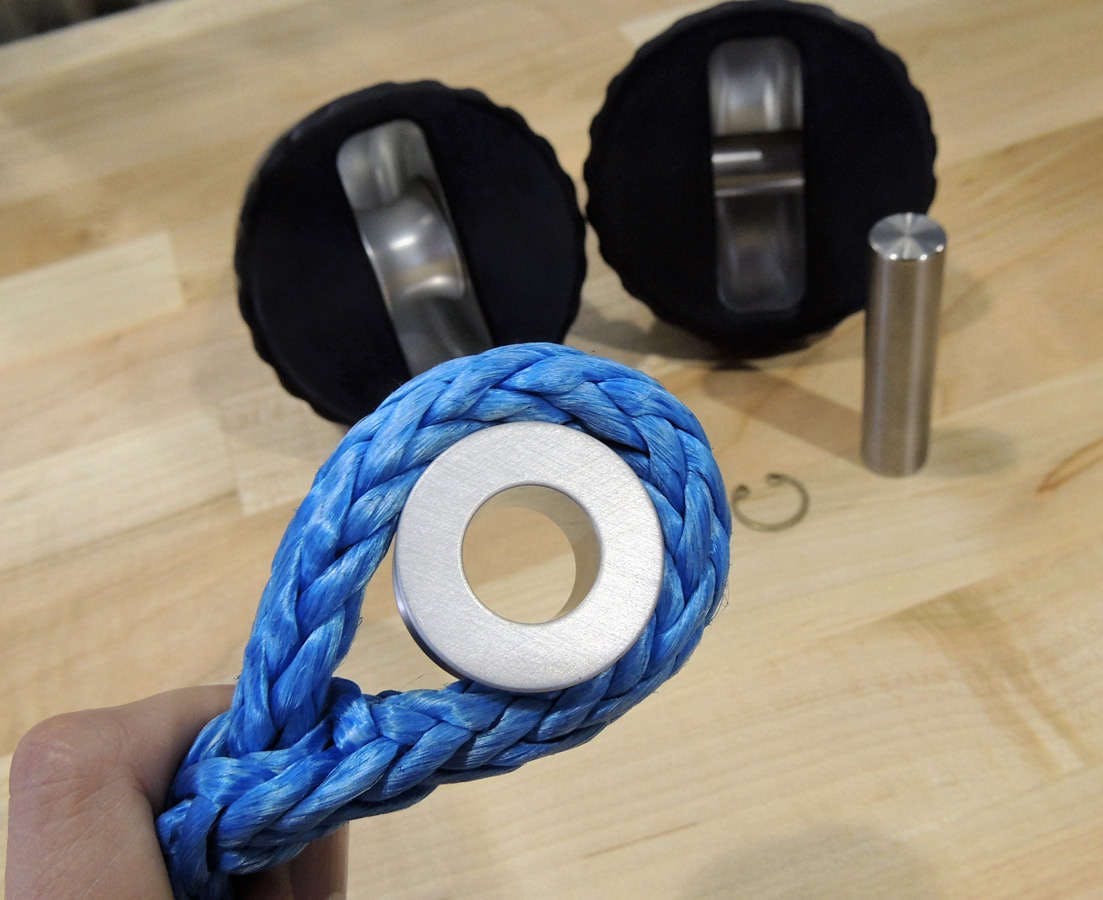Factor 55 00098 Synthetic Rope Spool, 0.438 Pin Diameter